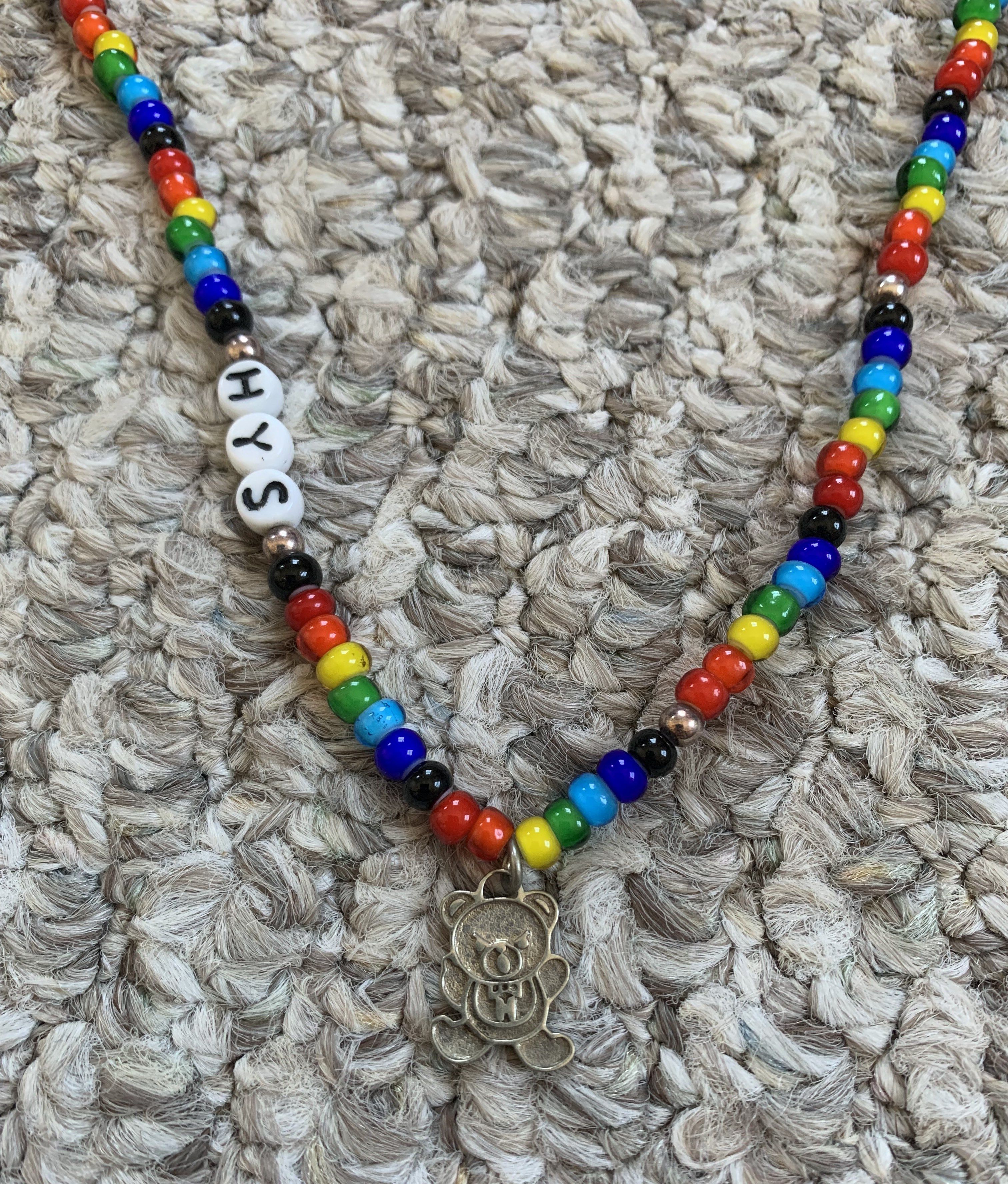 Hysteric Glamour Hysteric Glamour Beaded Fuck Bear Necklace Size ONE SIZE - 2 Thumbnail