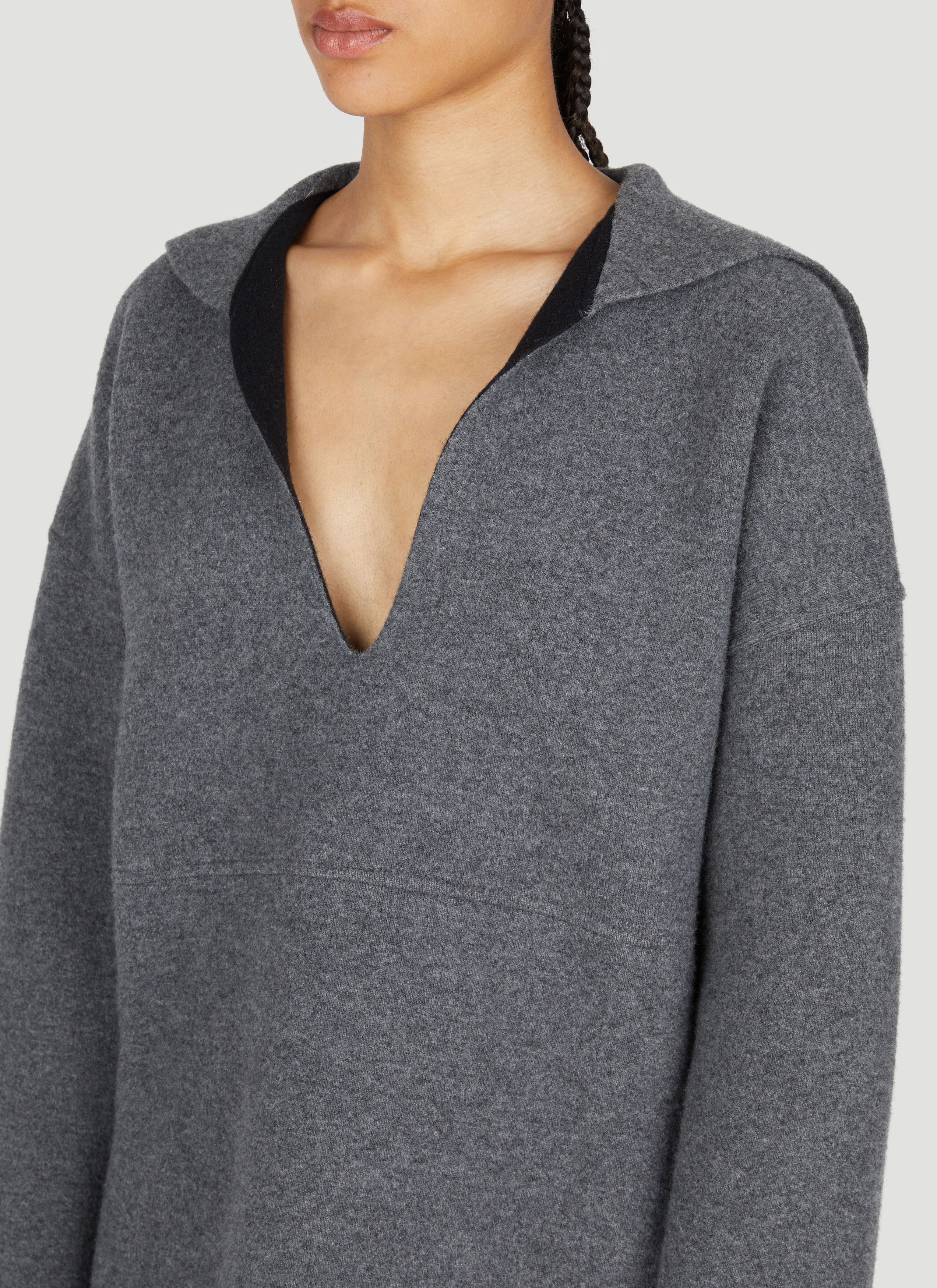 Jil Sander o1y1025 Sweater in Gray Size XS / US 0-2 / IT 36-38 - 2 Thumbnail