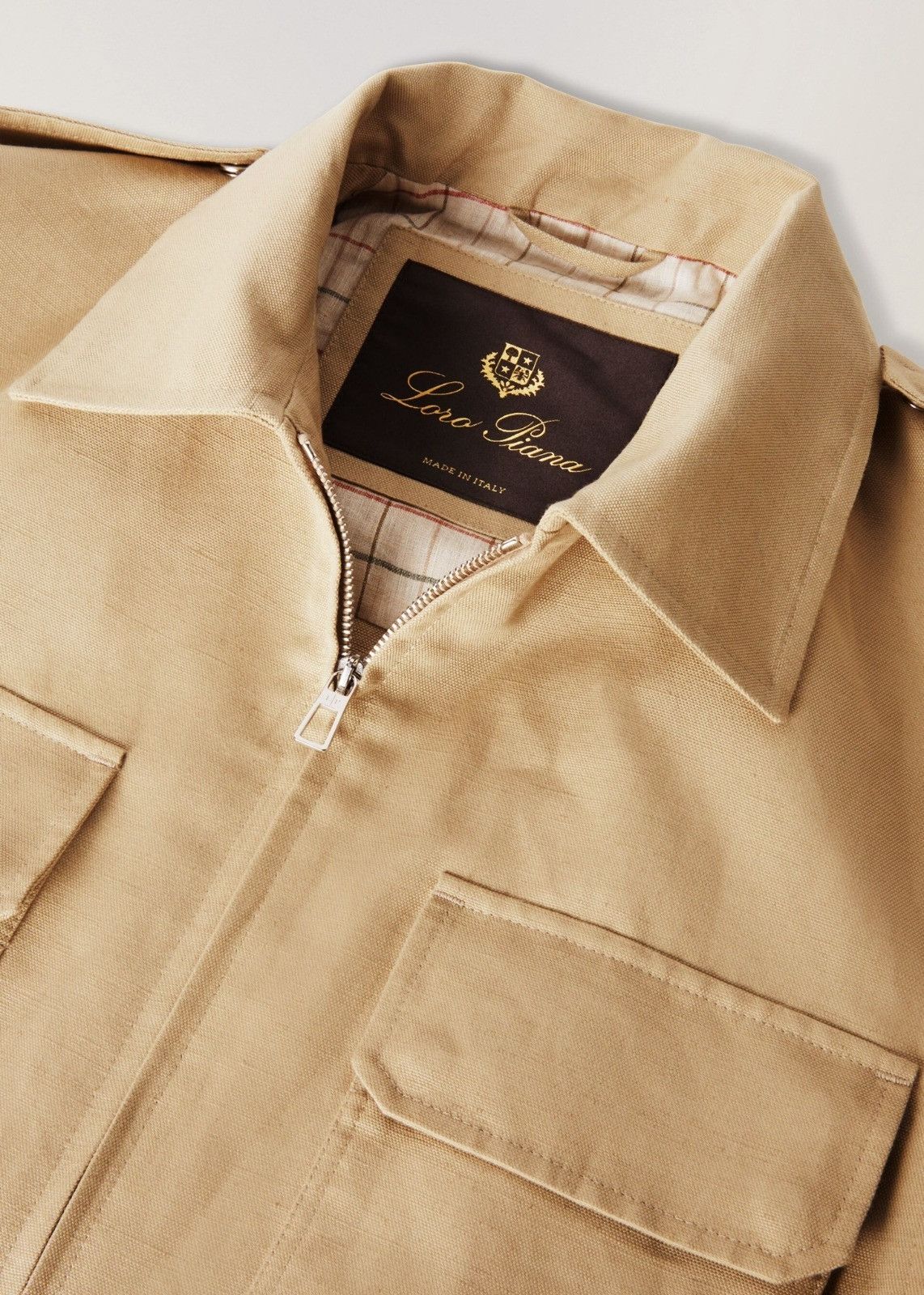 Loro Piana o1srvl11e0924 Nauro Jacket in Beige Size US M / EU 48-50 / 2 - 6 Thumbnail