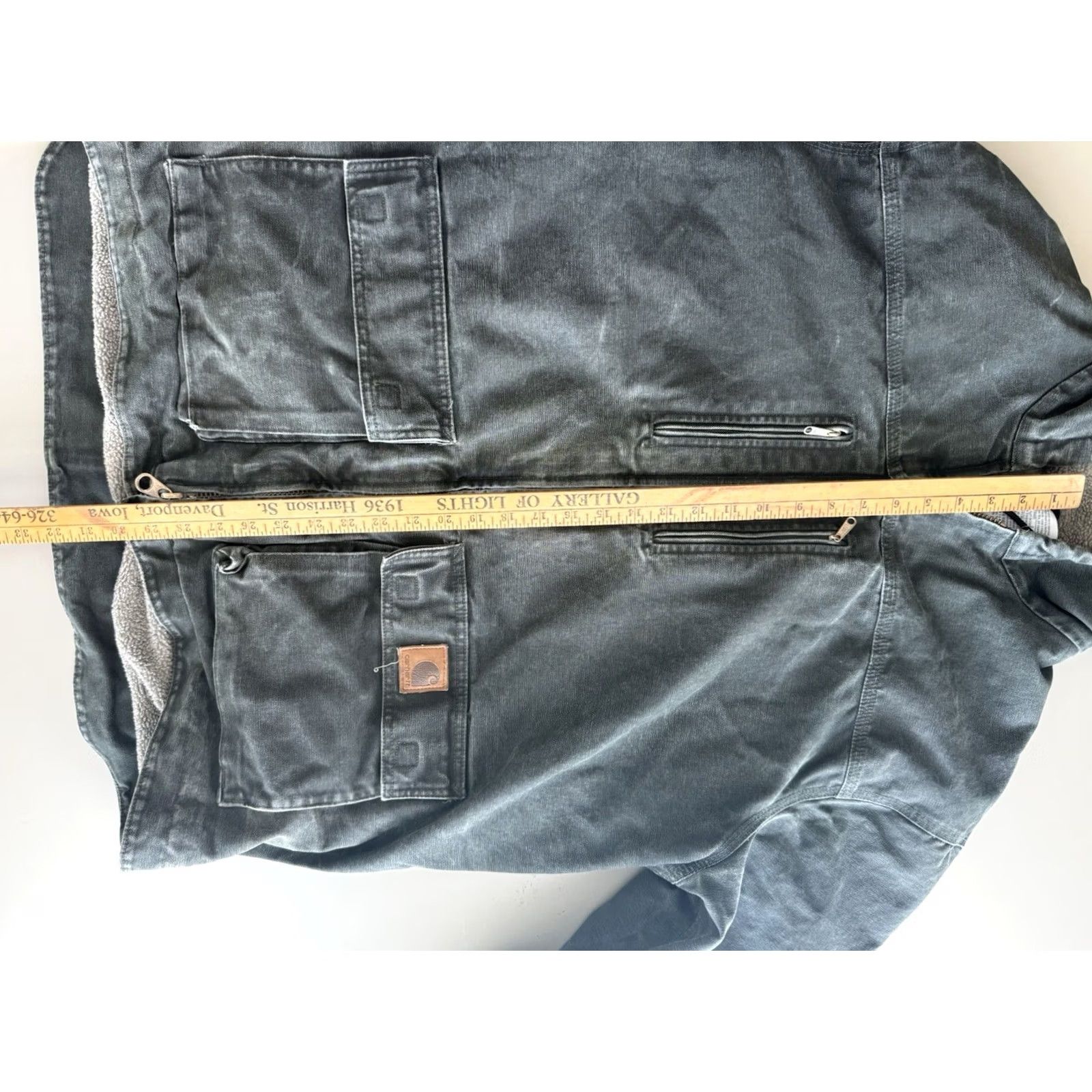 Carhartt VINTAGE Carhartt Jacket Chore Coat Green Duck Canvas Lined Size XLT Tall Mens Size US XL / EU 56 / 4 - 6 Thumbnail