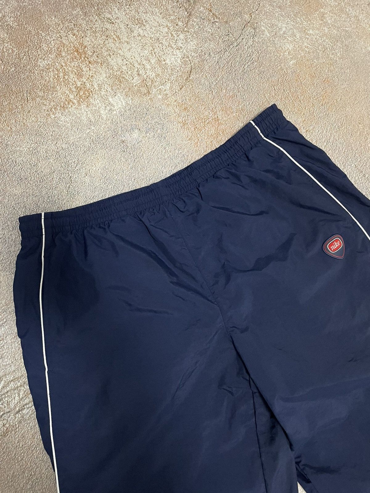 Nike Vintage Nike Nylon Drill Navy Track Pants Size US 38 / EU 54 - 3 Thumbnail