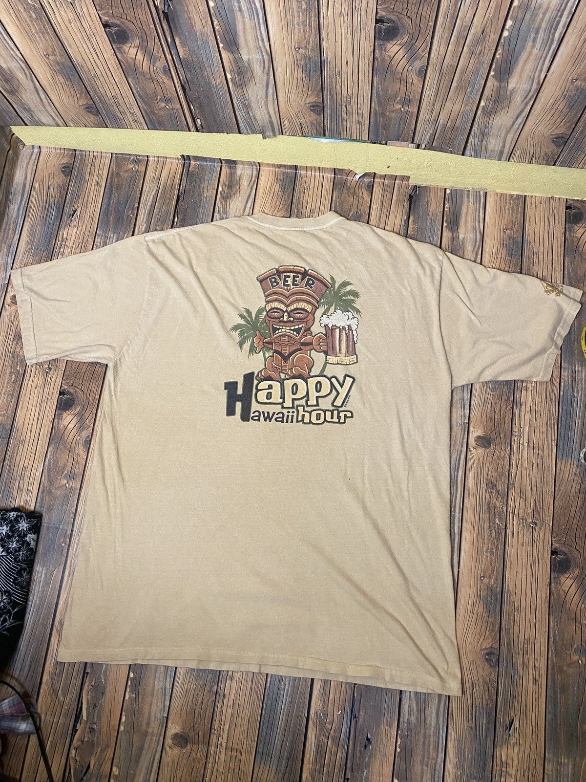 Vintage Vintage crazy shirt happy hawaii tee Size US XL / EU 56 / 4 - 2 Thumbnail