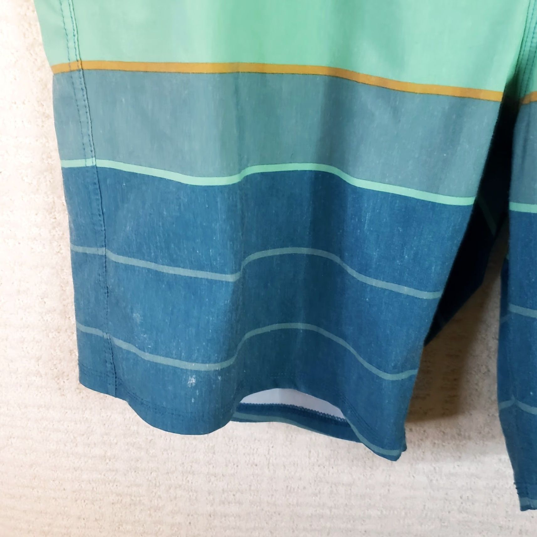 Hang Ten VINTAGE Hang Ten Striped Swim Trunks? Size US 39 - 7 Thumbnail