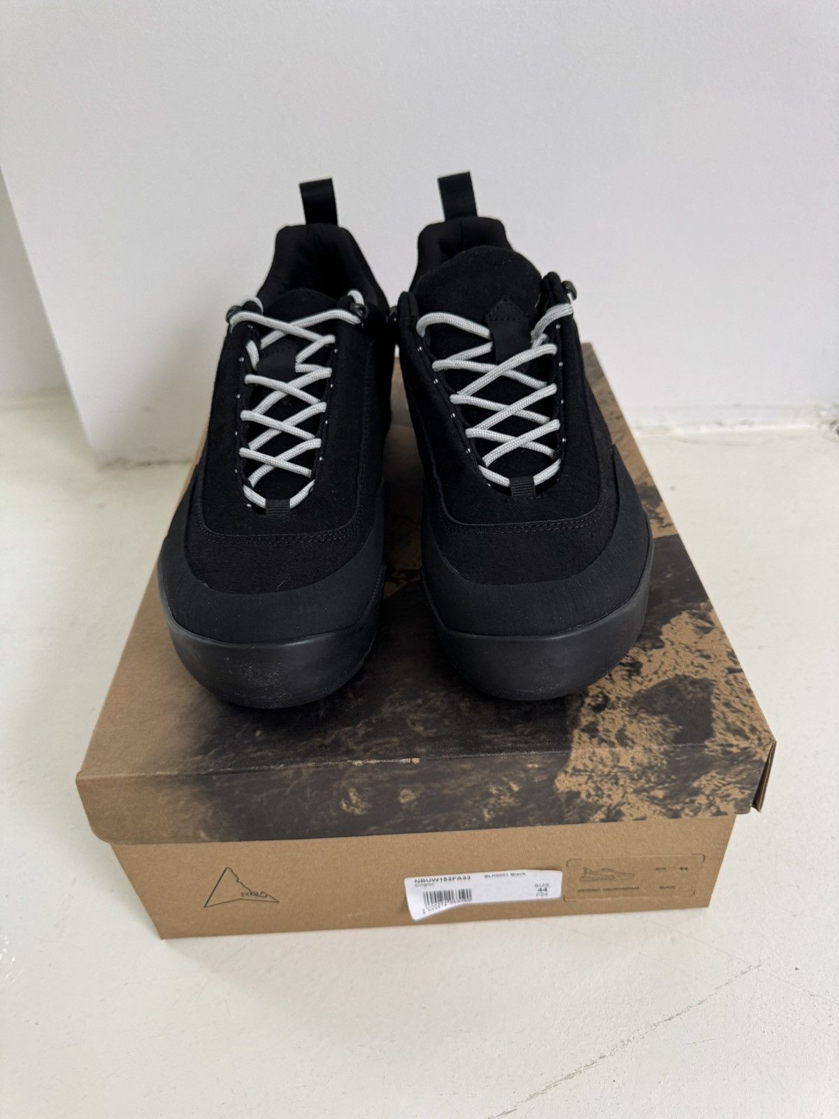 ROA ROA Black Cingino Low-top Shoes Size US 11 / EU 44 - 5 Thumbnail