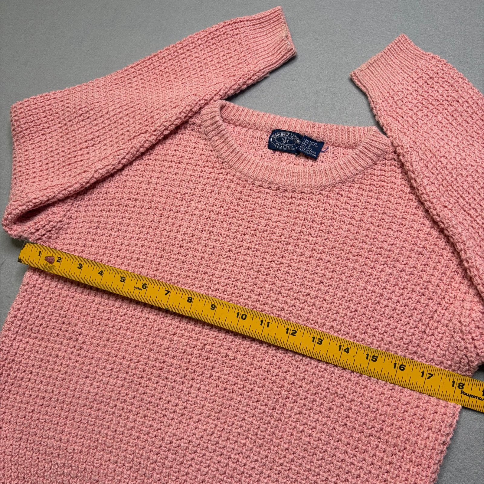 Other Vintage Newport News Petite Chunky Knit Sweater Cottagecore Size S / US 4 / IT 40 - 6 Thumbnail
