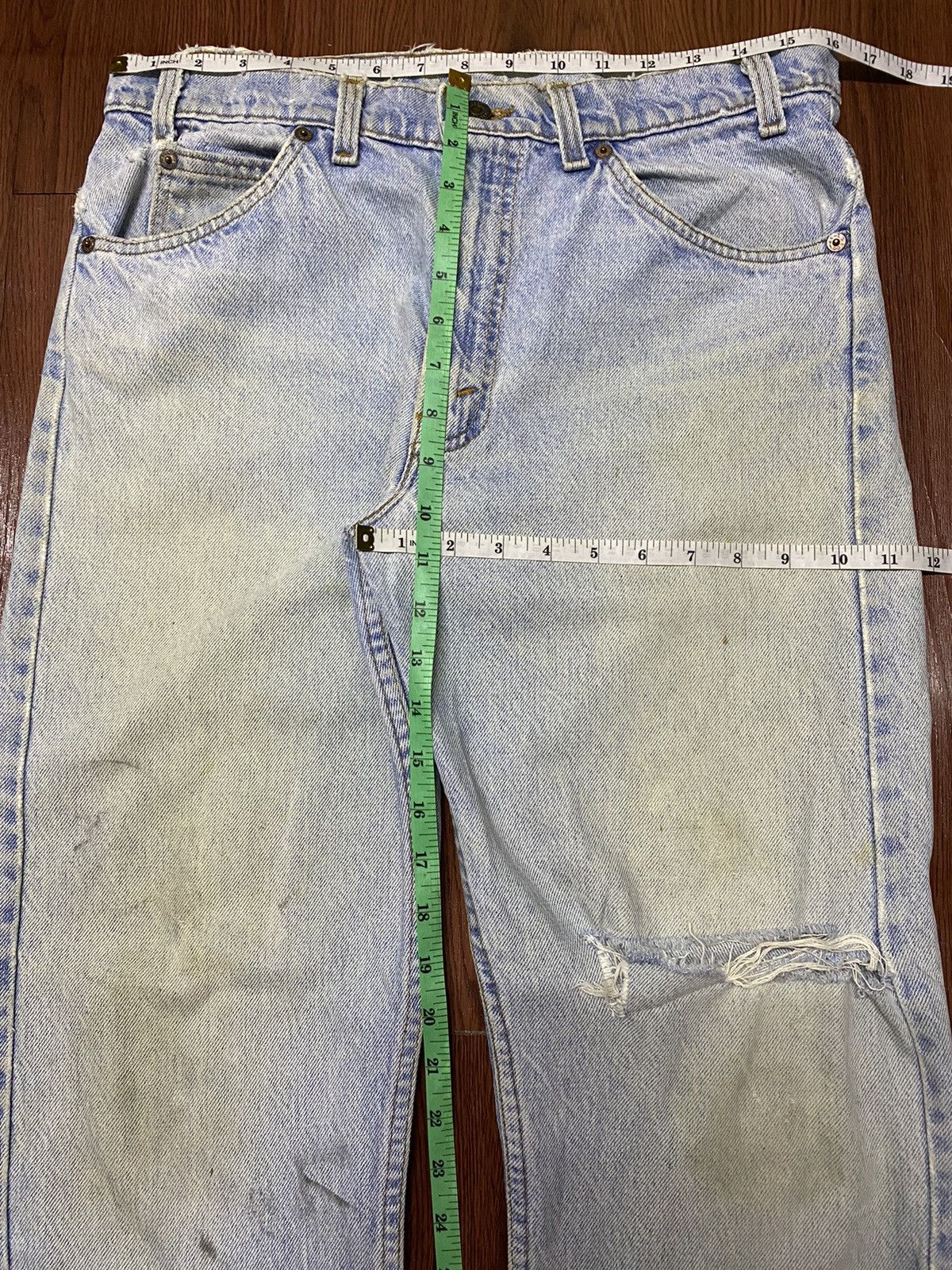 Levi's Vintage Clothing Vintage Levis 80s Faded Wash Distressed Style Loose Jeans Size US 32 / EU 48 - 7 Thumbnail