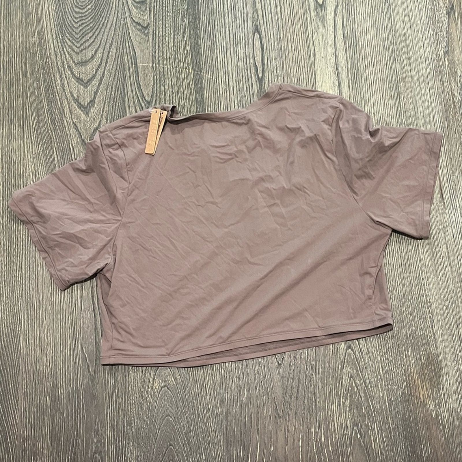 SKIMS NWT Skims Fits Everybody Super Cropped T-Shirt Umber 4X Size 4XL / US 24-26 - 4 Thumbnail