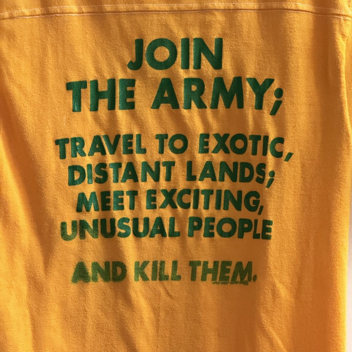 Vintage Vintage Anti War Tee Size US S / EU 44-46 / 1 - 2 Thumbnail