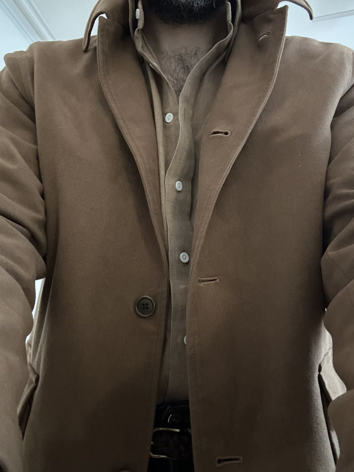 J. Press J. Press Japan Suede Field Jacket - Camel / Tan - Medium Size US M / EU 48-50 / 2 - 8 Thumbnail