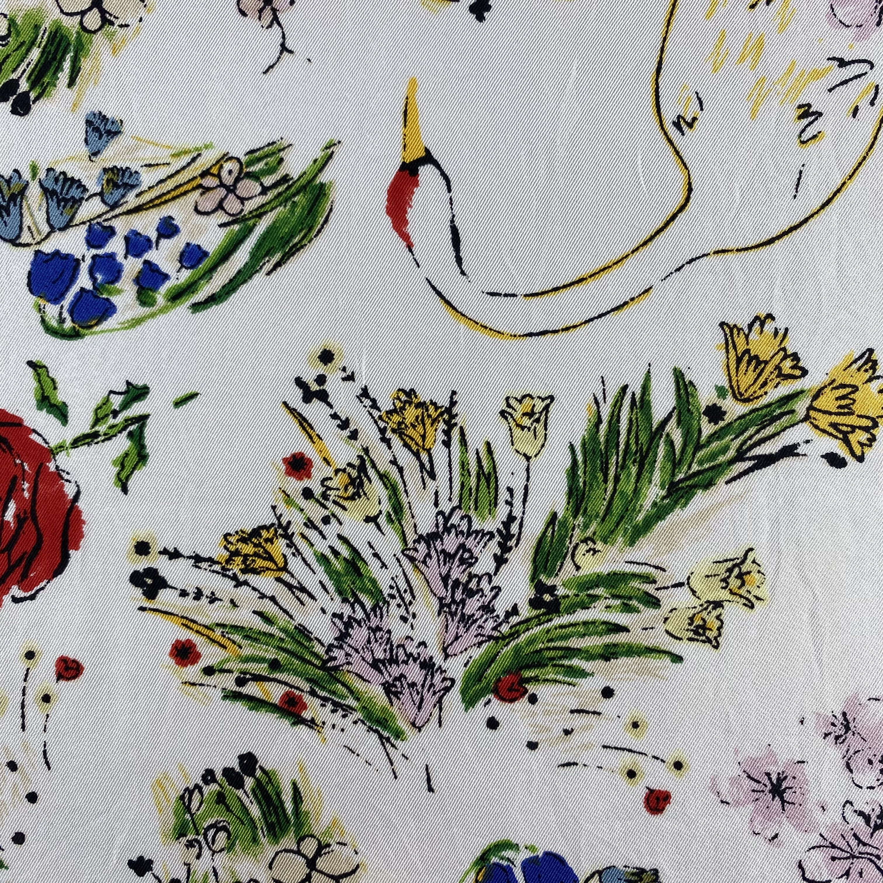 Uniqlo × Vintage Ines De La Fressange Handkerchief / Neckerchief-P1131 Size ONE SIZE - 4 Thumbnail