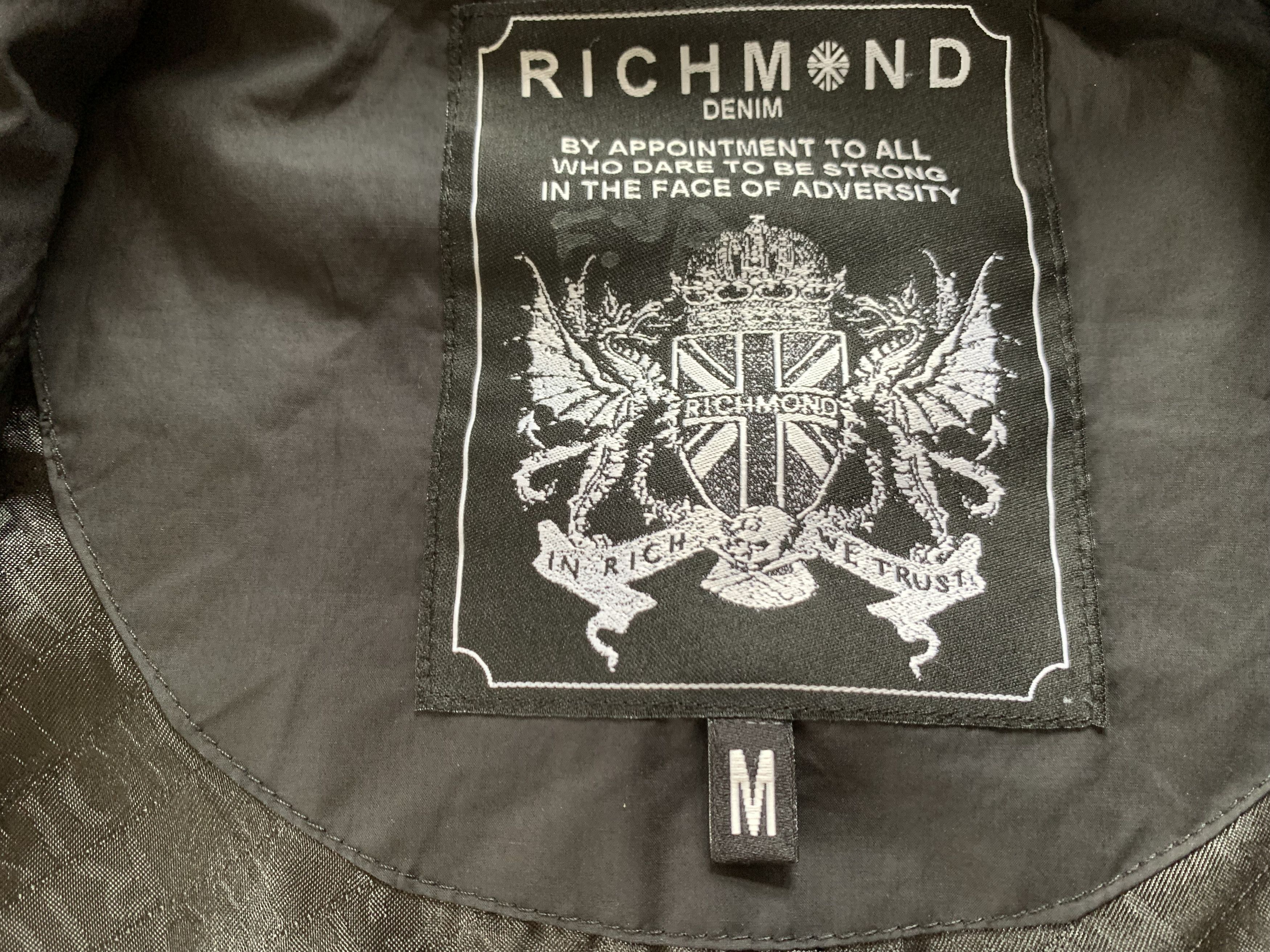 John Richmond John Richmond Denim Black Jacket Size US M / EU 48-50 / 2 - 7 Thumbnail