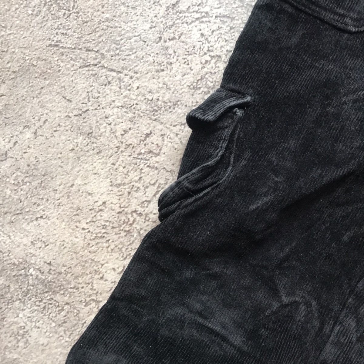 If Six Was Nine VINTAGE VELVET CARGO PANTS FLARED PARACHUTE SPRING JAPAN 90S Size 26" / US 2 / IT 38 - 4 Thumbnail