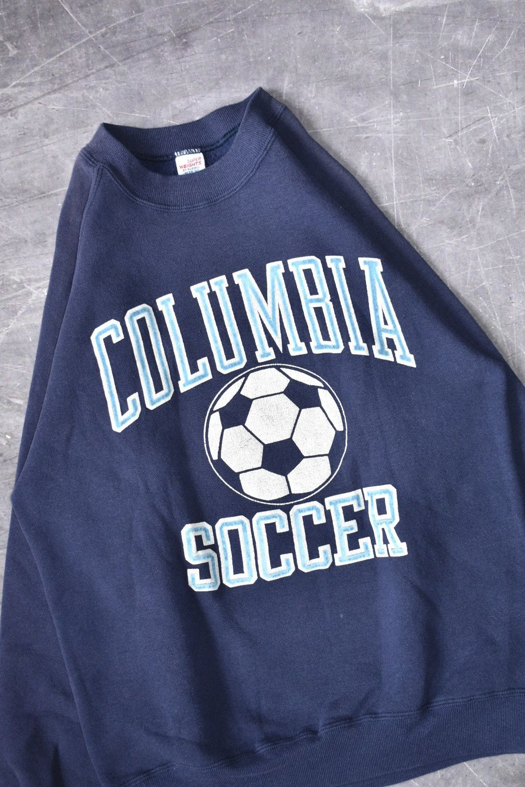 Vintage Vintage 90s Columbia University Soccer Sweatshirt (S) Size US S / EU 44-46 / 1 - 3 Thumbnail