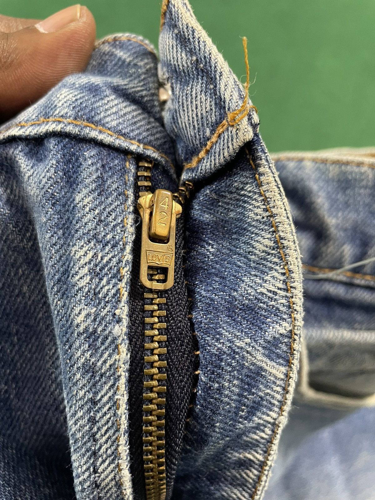 Levi's × Vintage Vintage 80s Levis 505 Orange Tab Size US 32 / EU 48 - 7 Thumbnail