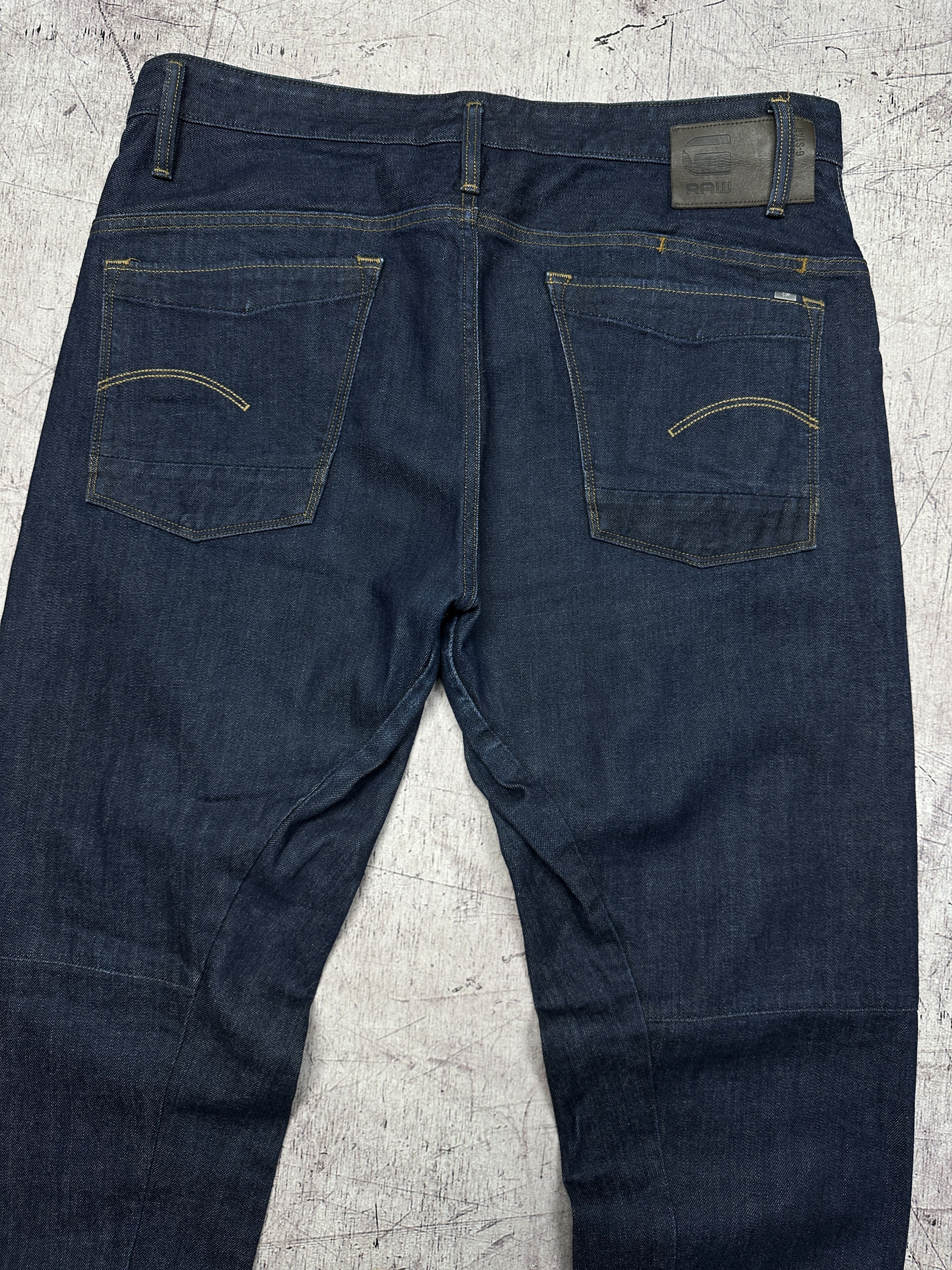 G-Star G Star Raw Scutar 3D Slim Tapered Mens Denim Pants Jeans Size US 36 / EU 52 - 7 Thumbnail
