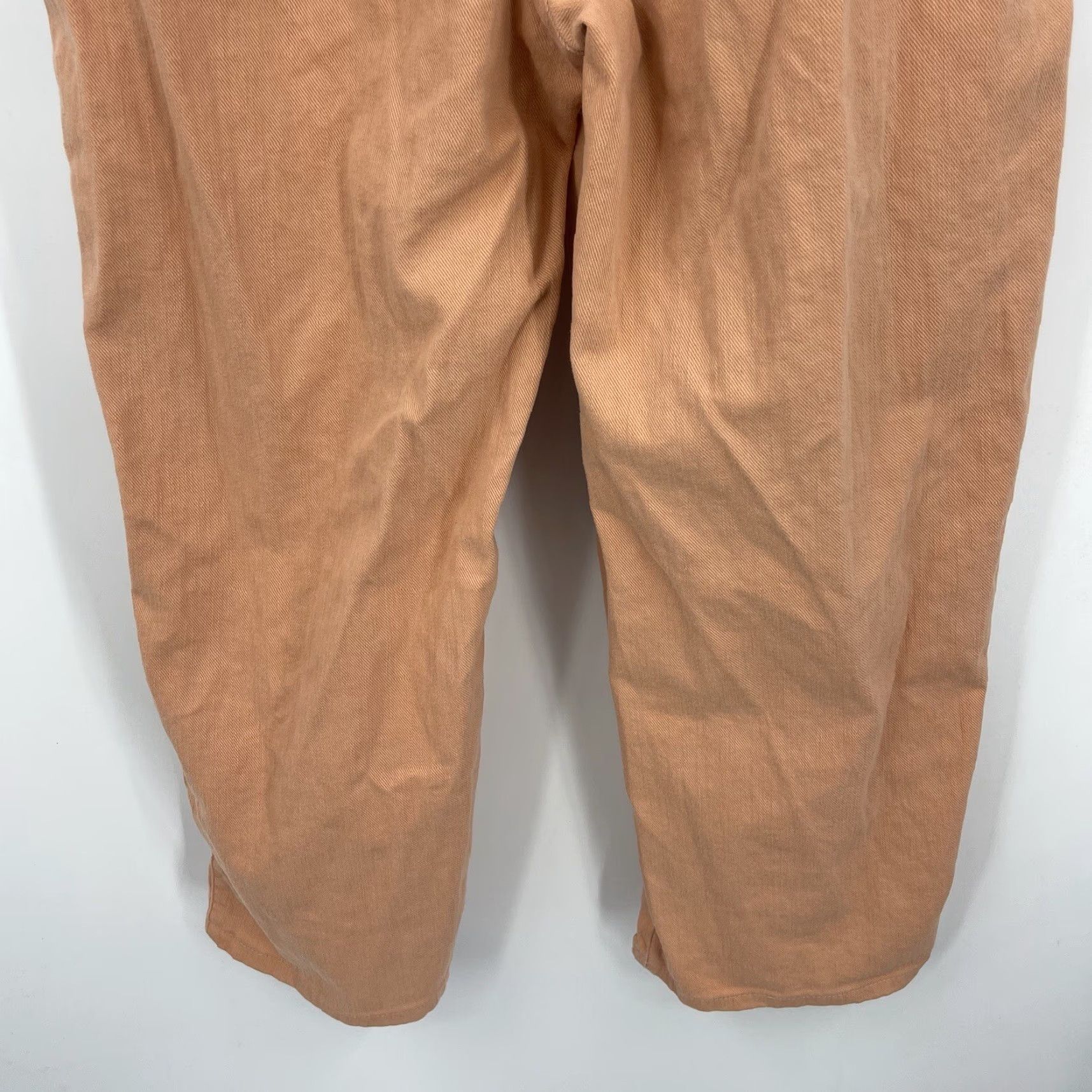 Vintage Rita Row Pants Womens Small High Rise Cropped Pocket Button Pink Peach Vintage: No? Size 28" / US 6 / IT 42 - 4 Thumbnail