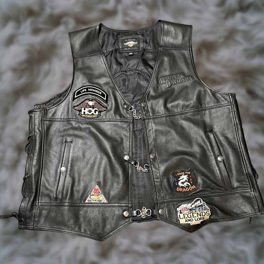 Harley Davidson × Vintage 1 of 1 Harley-Davidson HOG Leather Vest