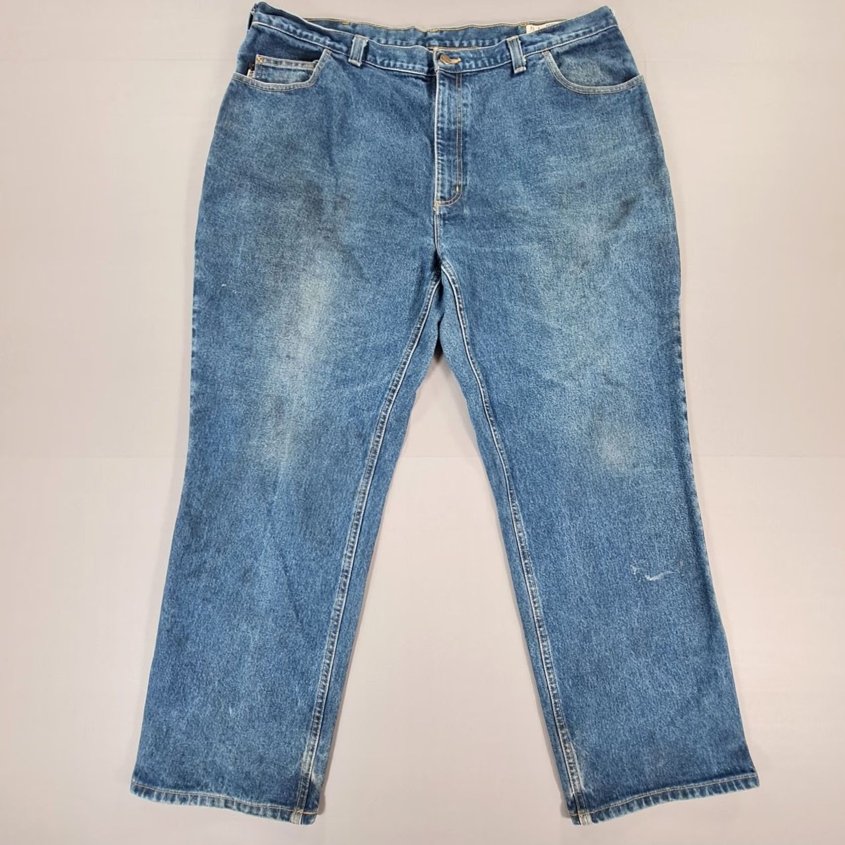 Carhartt VINTAGE Carhartt Jeans Blue W44 L30 Flame Resistant Original Fit Denim 280 03 Size US 44 / EU 60 - 2 Thumbnail