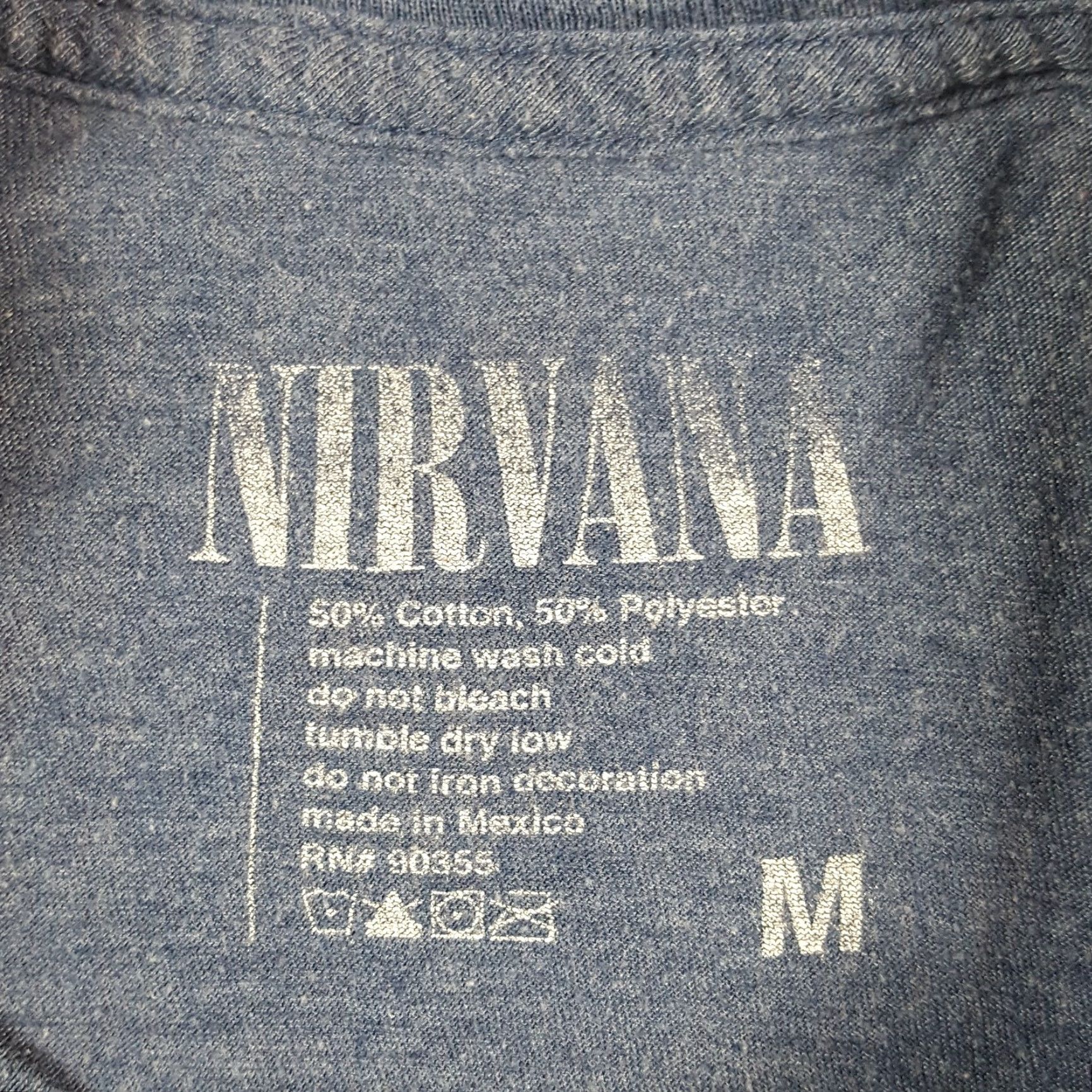 Logo 7 Vintage Nirvana T-Shirt Men XS Retro Grunge Band Smiley Face Logo 90s Kurt Cobain Y2K Size US XS / EU 42 / 0 - 5 Thumbnail