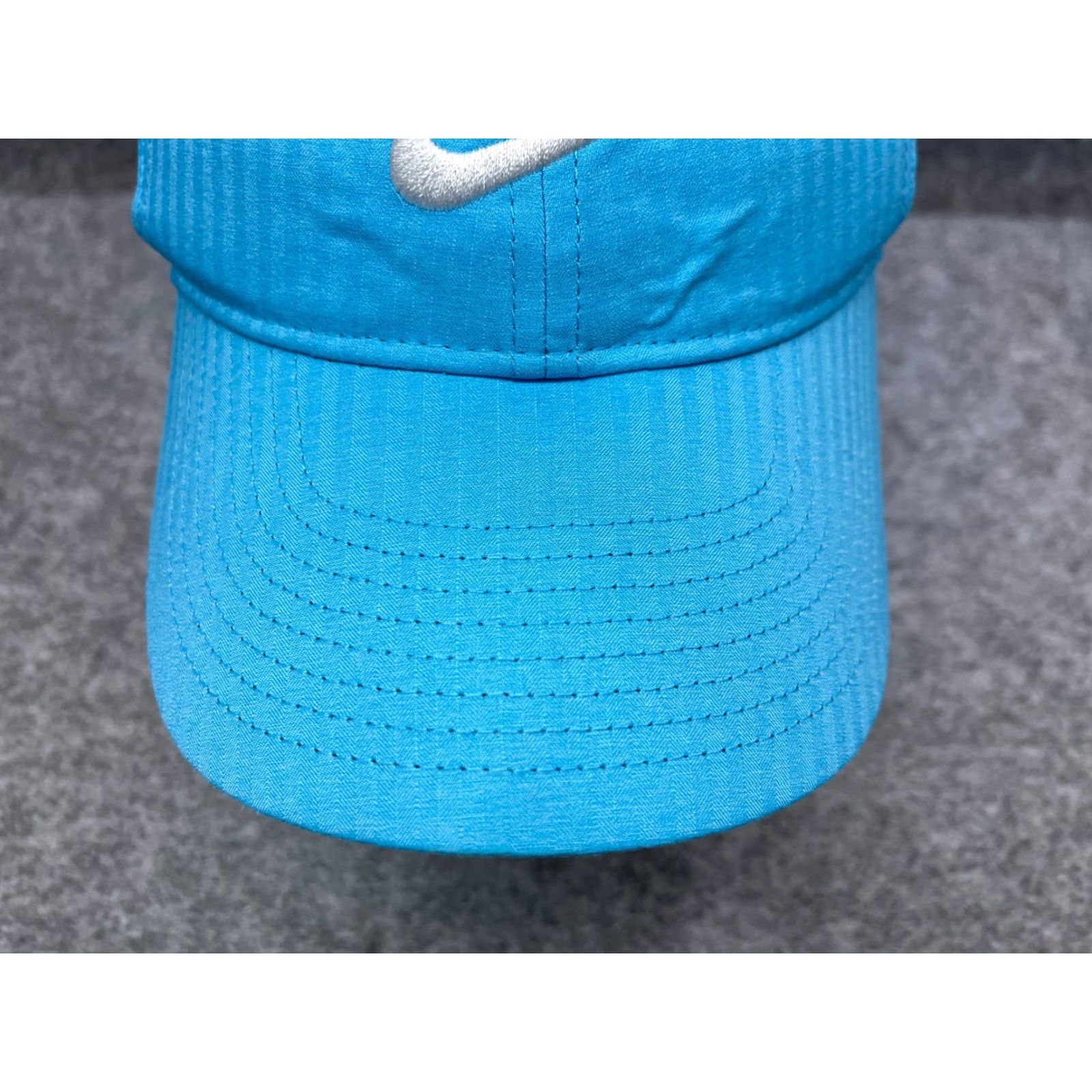 Nike Nike Hat Cap Strap Back Adult Blue Swoosh Logo Legacy91 Dri-Fit 100% Polyester Cap Nike Bal(ance) - adjust to allowed words. Size ONE SIZE - 3 Thumbnail