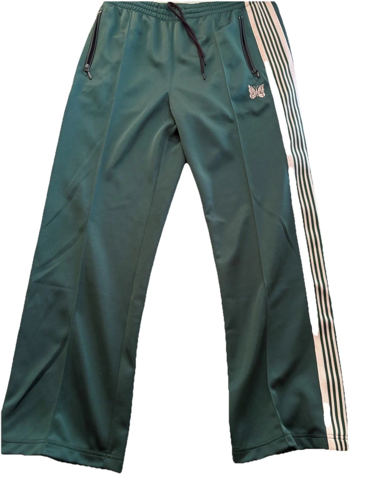Needles Needles Green Track Pants Men's M QV1594 JAPAN EXCLUSIVE Size US 37 - 1 Thumbnail