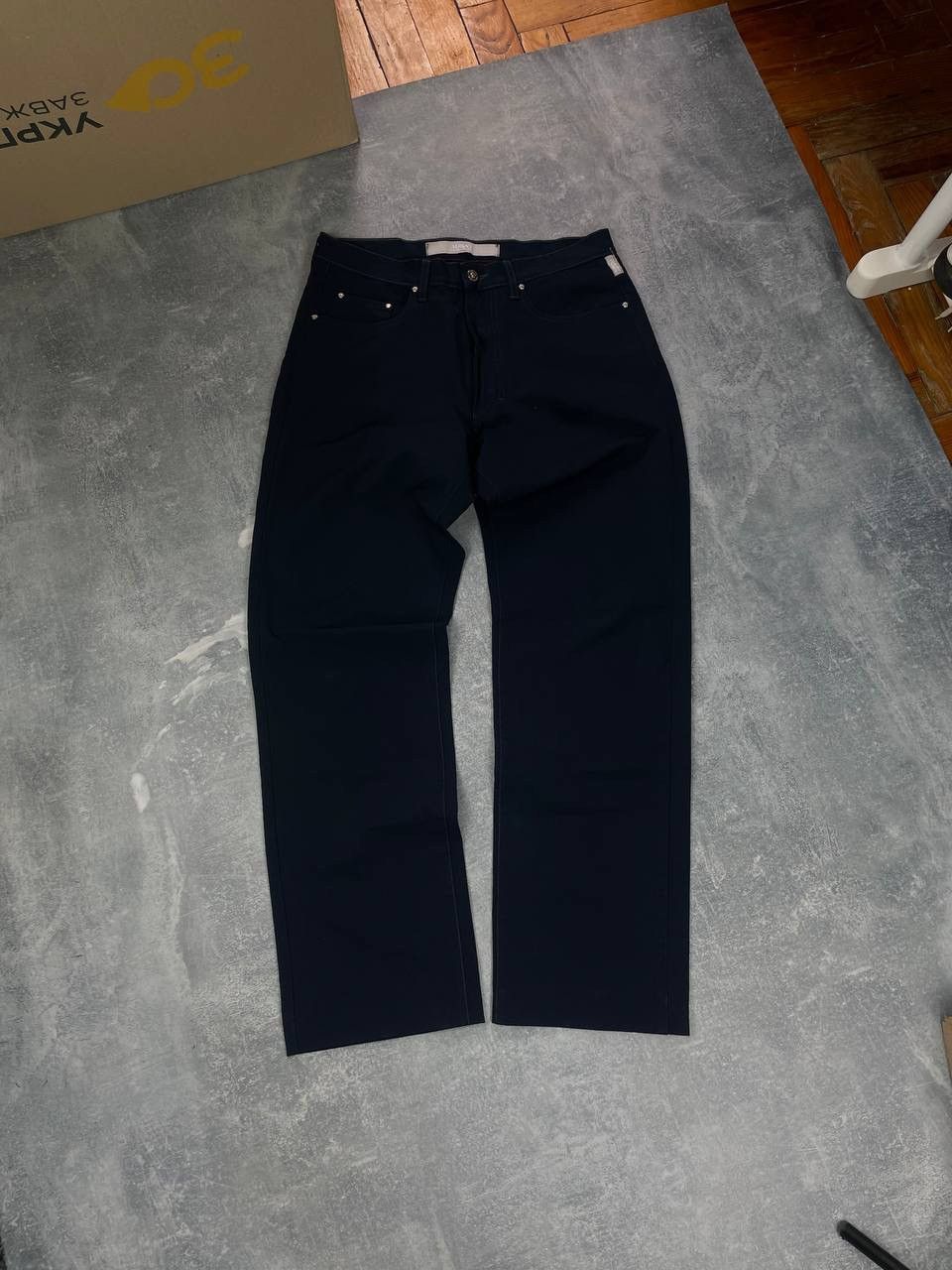 Versace Jeans Couture Vintage Versace Jeans Couture straight navy blue pants Size US 34 / EU 50 - 6 Thumbnail