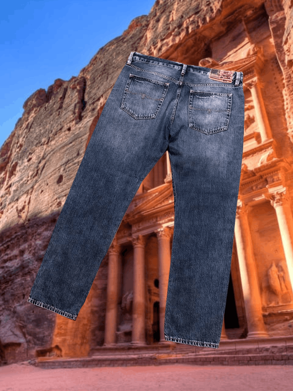 Polo Ralph Lauren Vintage Distressed Thrashed Jeans Polo Ralph Lauren logo Y2K Size US 29 - 1 Thumbnail
