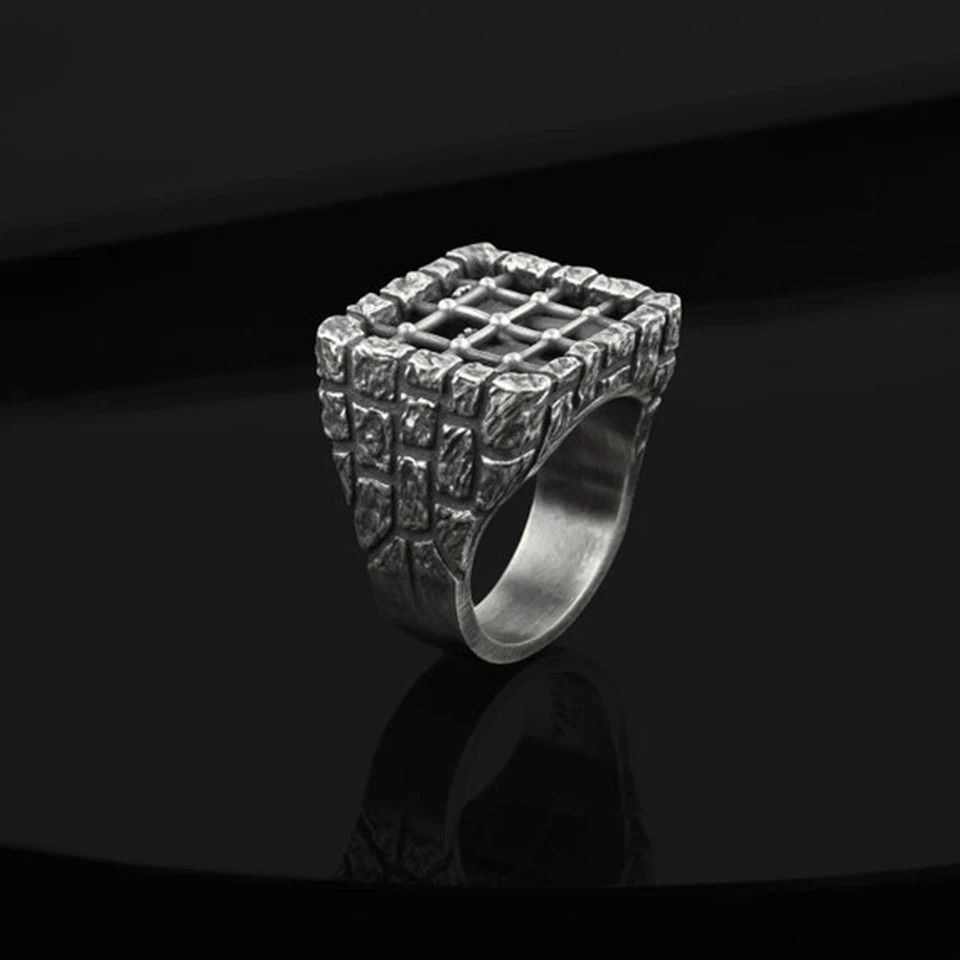 Jewelry 3D Prison Ring Size ONE SIZE - 1 Thumbnail