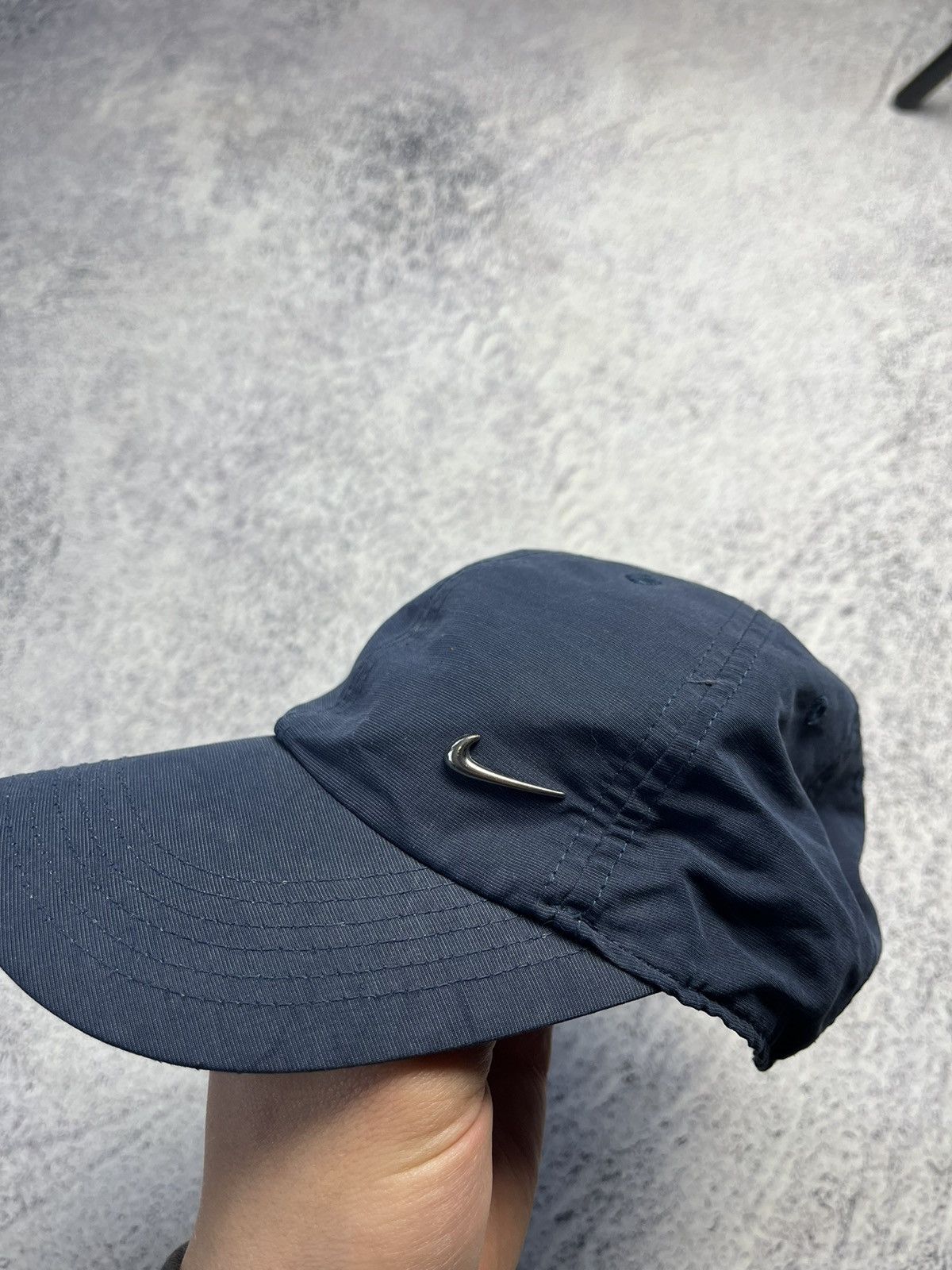 Nike Vintage Nike Cap Metal Swoosh Y2K Style Streetwear Size ONE SIZE - 15 Thumbnail