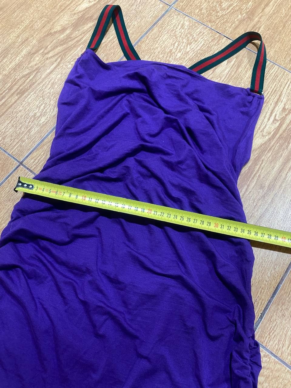 Gucci Women’s Gucci Purple Short Sleeve dress Designer Italy Size L / US 10 / IT 46 - 11 Thumbnail