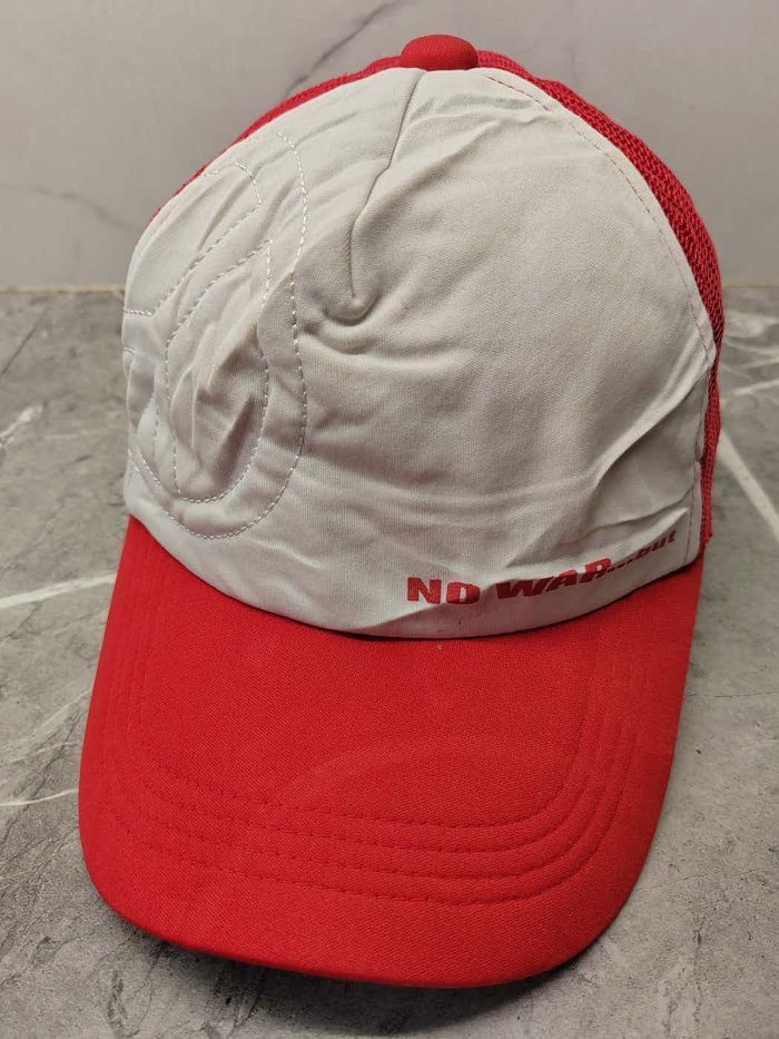 Vintage Vintage Peace No War Trucker Cap Hat Size ONE SIZE - 1 Thumbnail