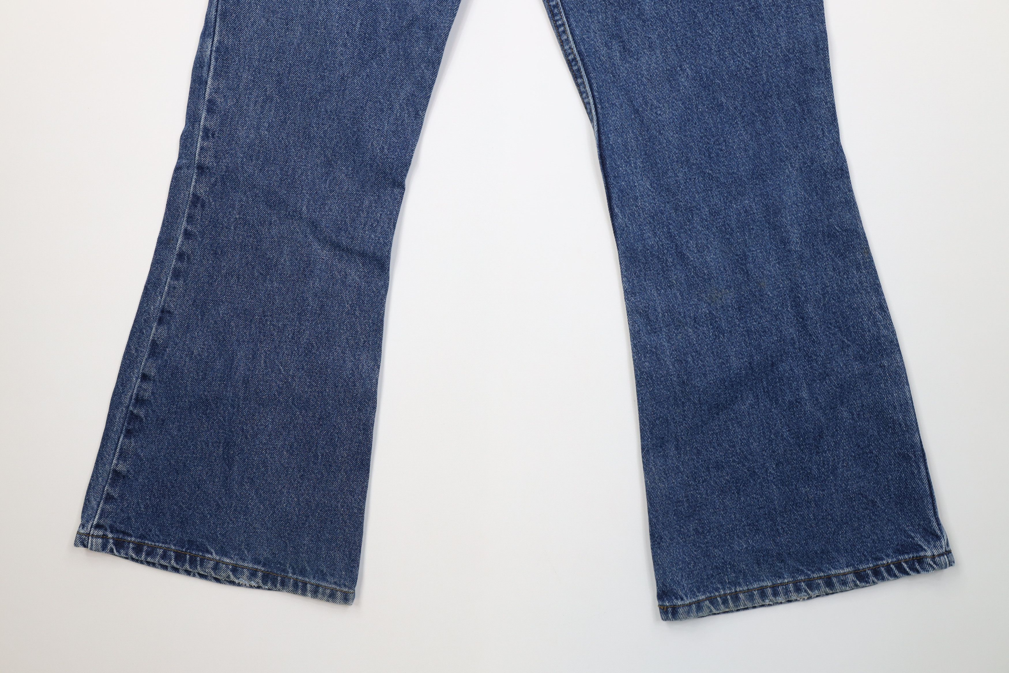 Vintage Vintage 90s Y2K Mudd Flared Wide Leg Denim Jeans Blue Size 34" / US 12 / IT 48 - 14 Thumbnail