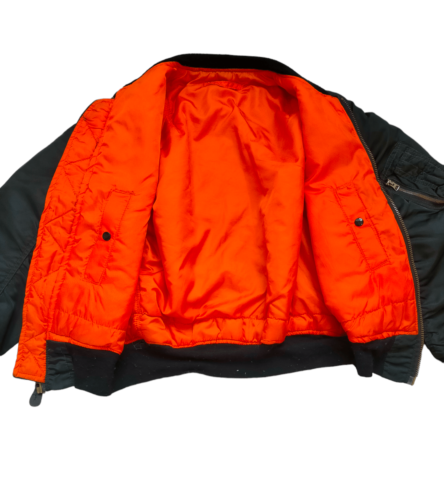 Alpha Industries Vintage Alpha Industries (USAF) Black Jacket Size US L / EU 52-54 / 3 - 12 Thumbnail