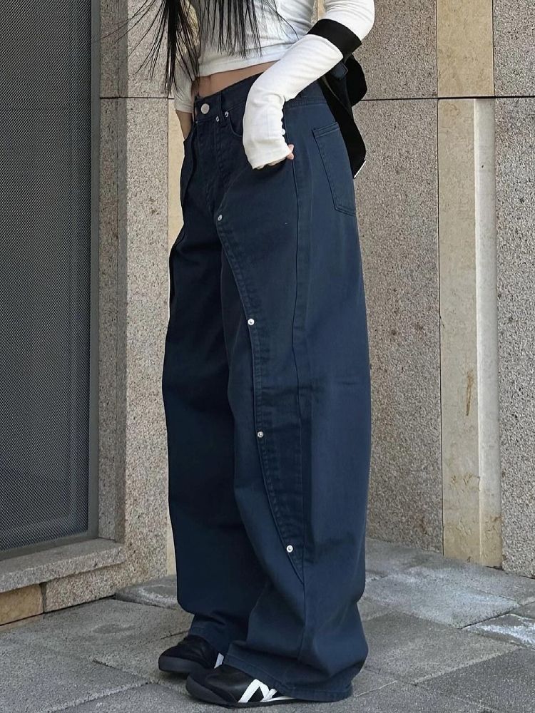 Other Loose Wide Leg Jean Size 36" / US 14 / IT 50 - 2 Thumbnail