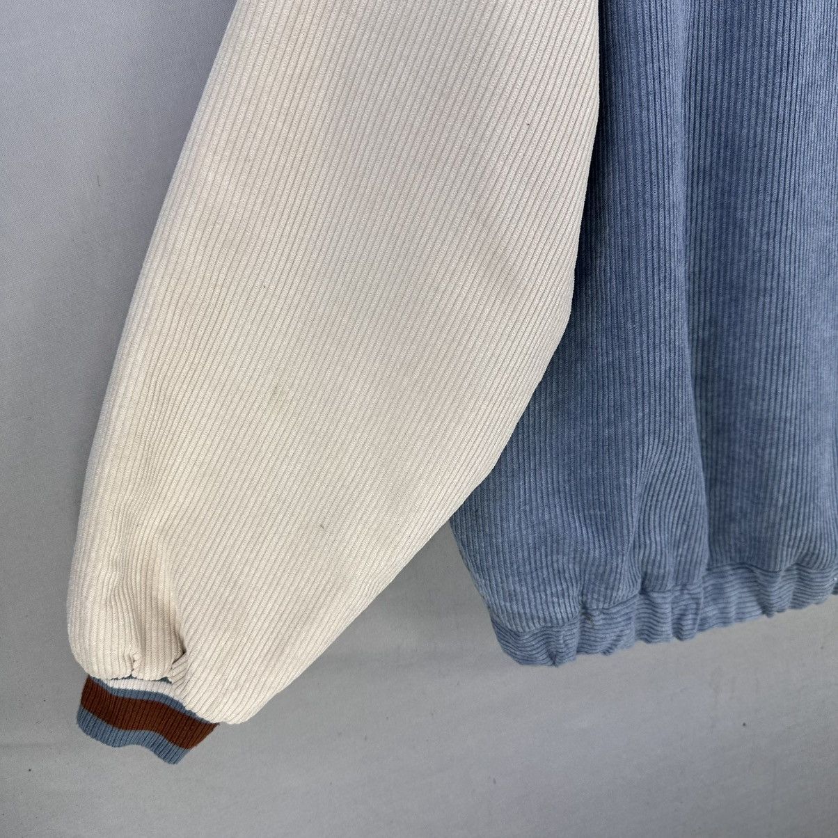 Japanese Brand Corduroy Varsity Jacket by Chip Clip Japanese Brand Size US L / EU 52-54 / 3 - 6 Thumbnail