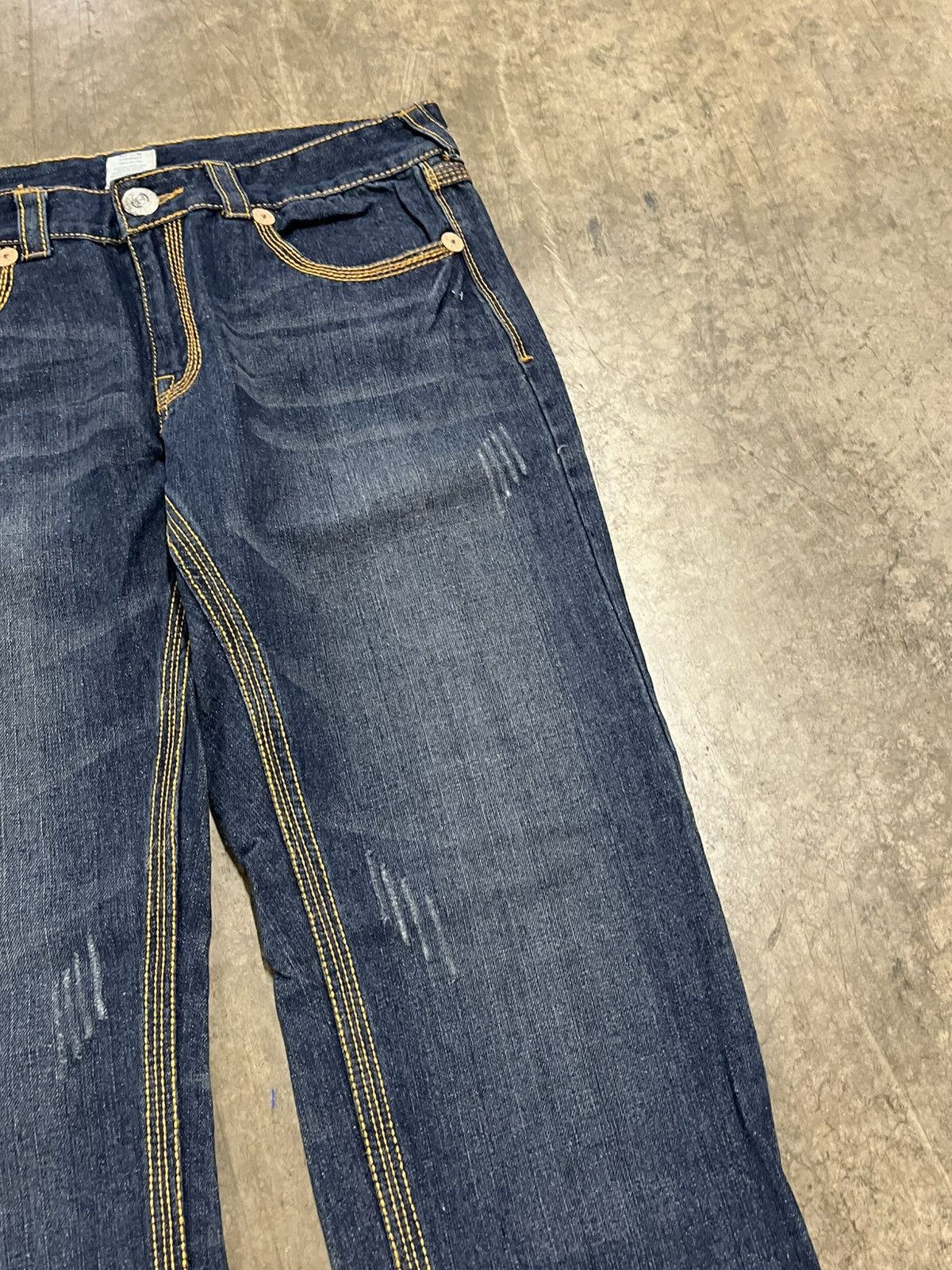 True Religion × Vintage True religion baggy fit wide leg rare denim skater y2k hype Size US 36 / EU 52 - 10 Thumbnail