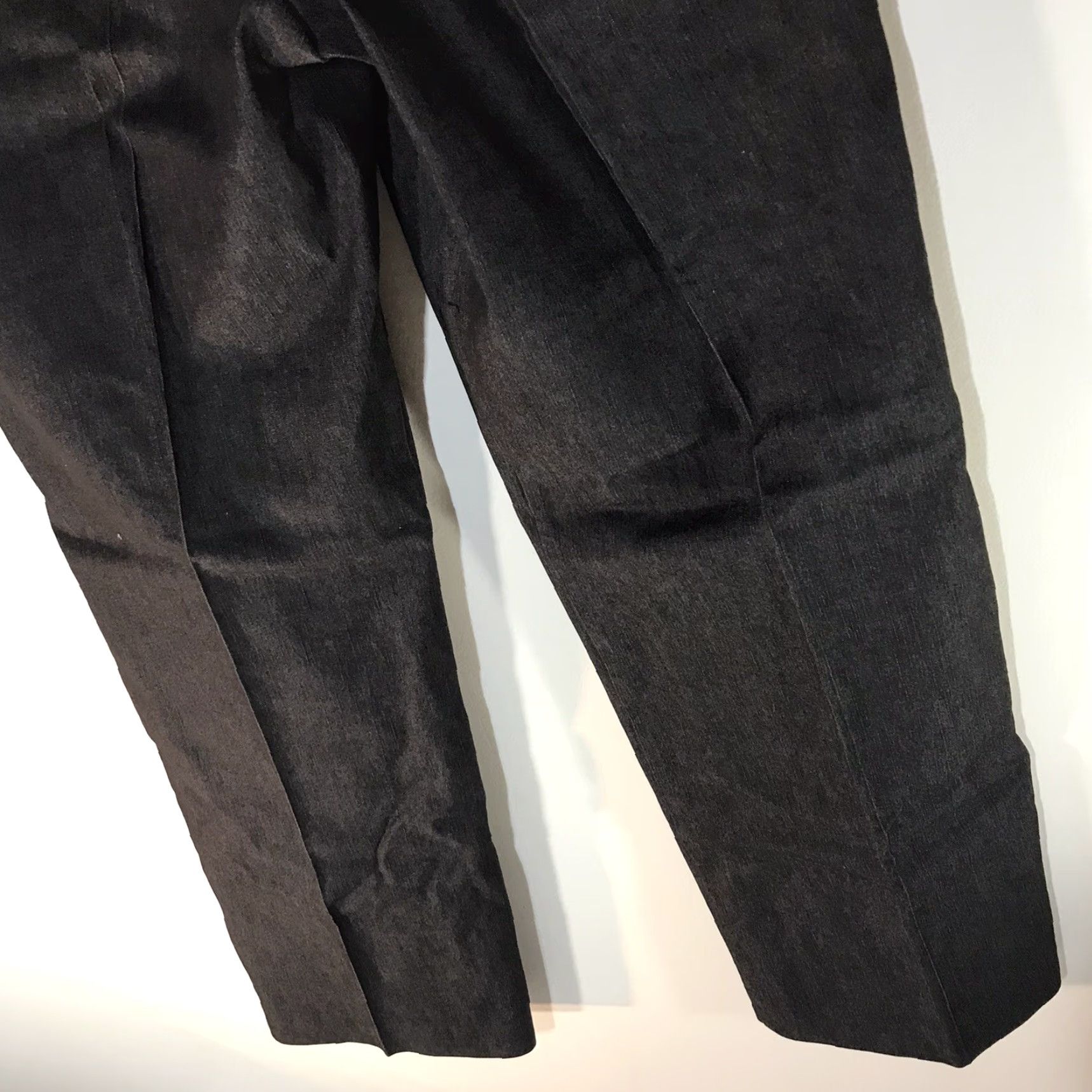 Vintage New Directions Black Wide Leg Dress Pants Womens Size 10 Straight Leg Pants Size 32" / US 10 / IT 46 - 6 Thumbnail