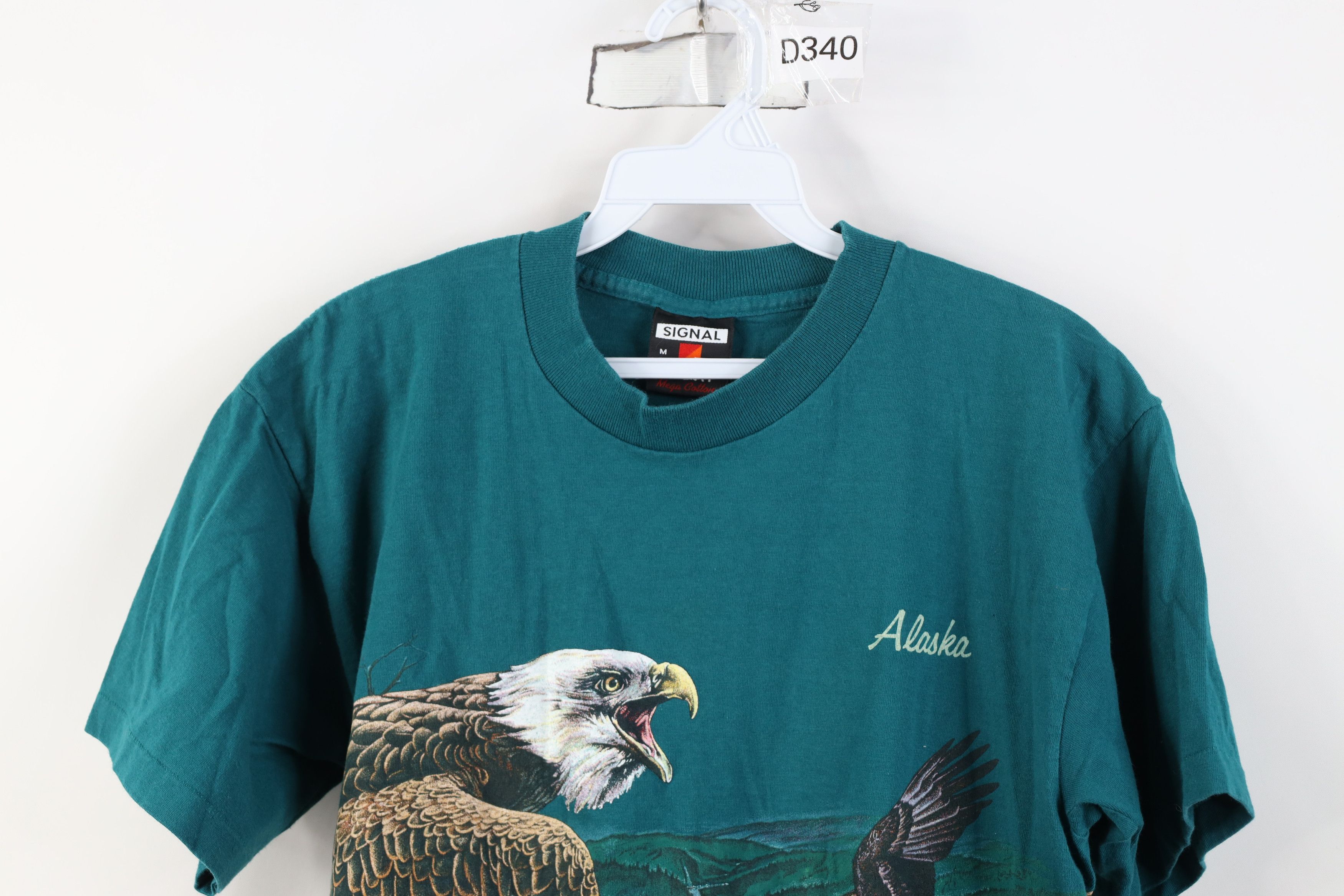 Vintage Vintage 90s Streetwear Eagle All Over Print T-Shirt USA Size US M / EU 48-50 / 2 - 2 Thumbnail