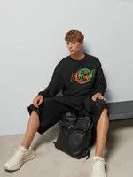Gucci o1mt1gz0226 Cotton Jersey Sweatshirt With Embroidery Black Size US XXS / EU 40 - 2 Thumbnail