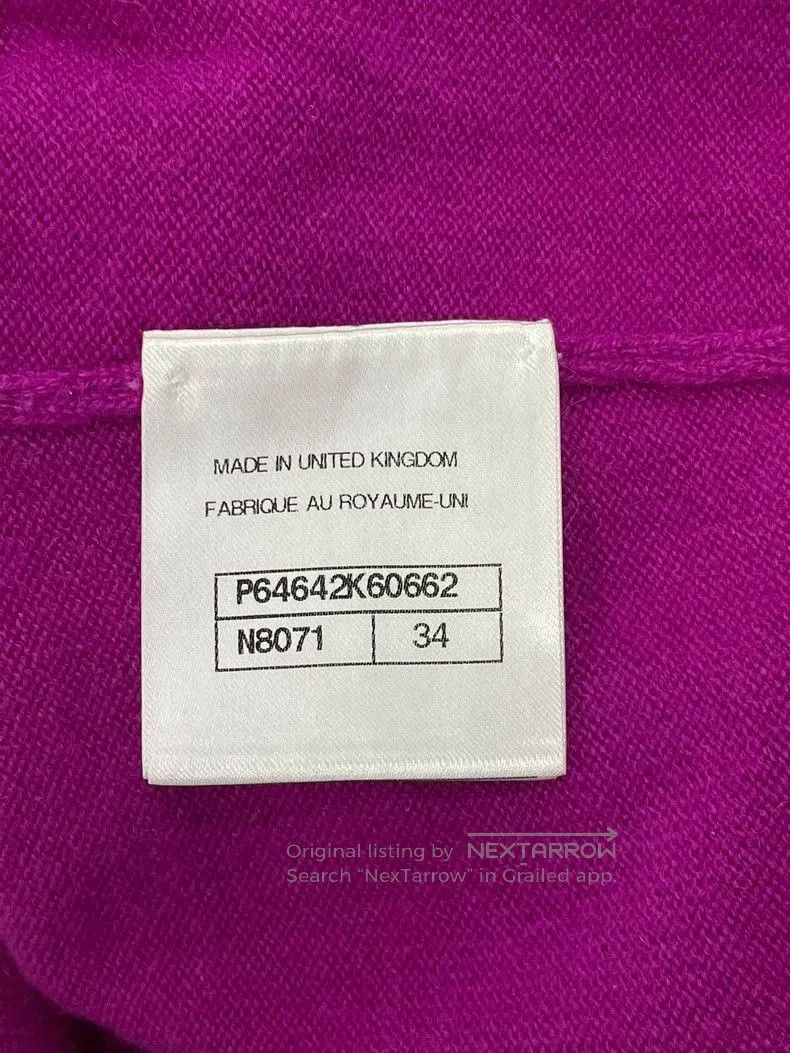 Chanel Chanel 20A Colorblock Cashmere Knit Top. Size US S / EU 44-46 / 1 - 5 Thumbnail