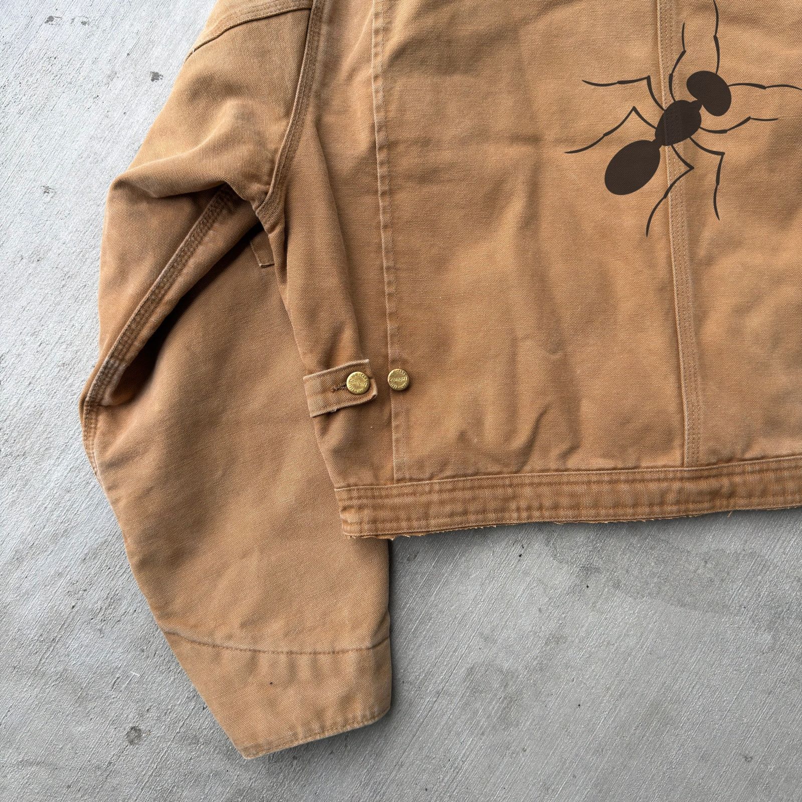 Carhartt × Vintage Carhartt brown cropped Detroit style work wear jacket Size US L / EU 52-54 / 3 - 7 Thumbnail