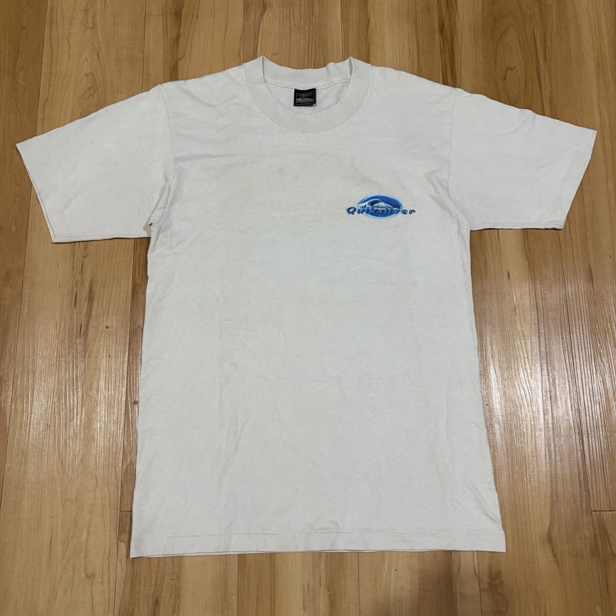 Quiksilver Vintage 90s quiksilver big logo t-shirt Size US S / EU 44-46 / 1 - 1 Thumbnail