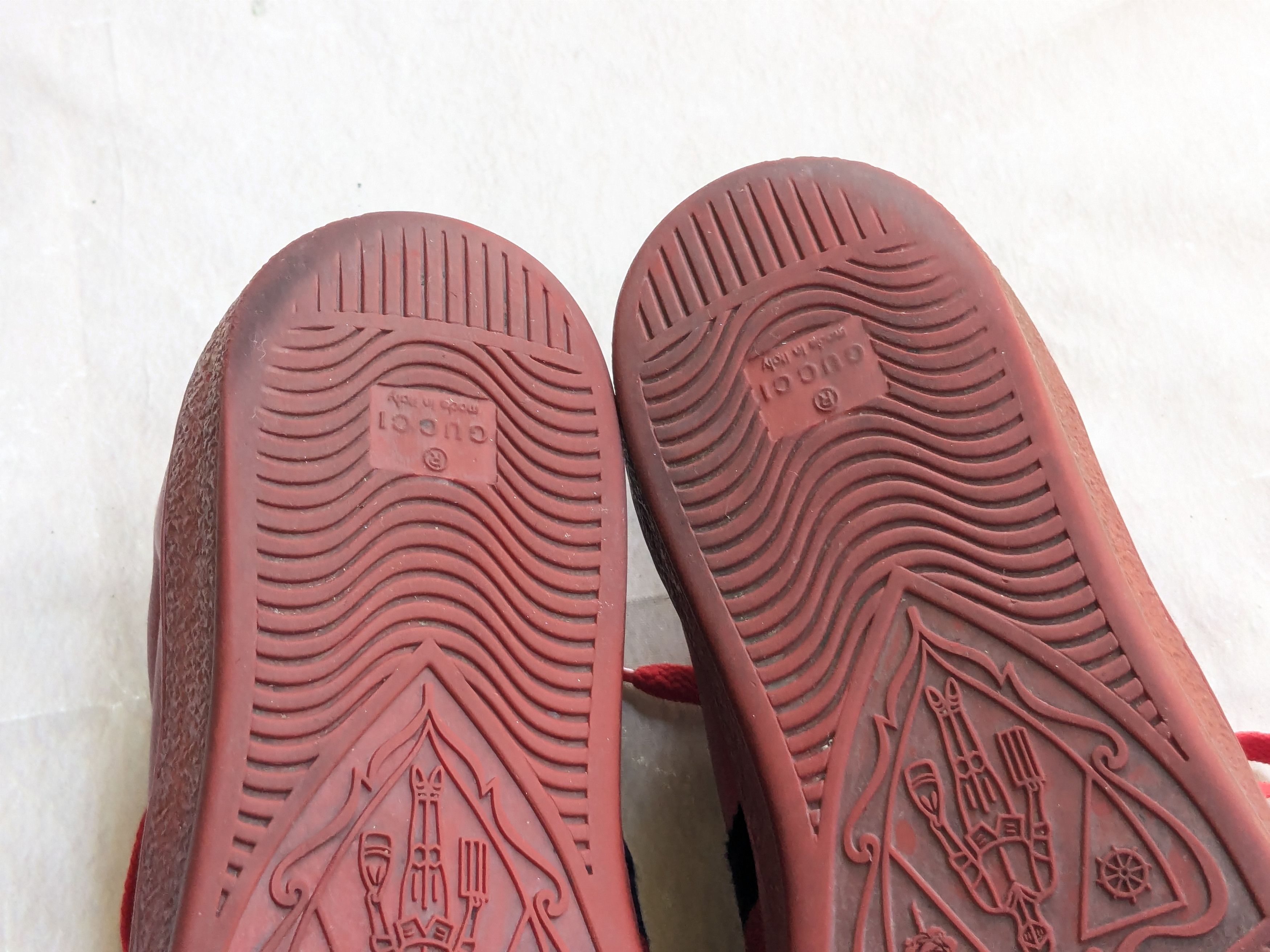 Gucci Gucci Ace Sneakers 9.5 Red Leather Low 429446 Size US 9.5 / EU 42-43 - 18 Thumbnail