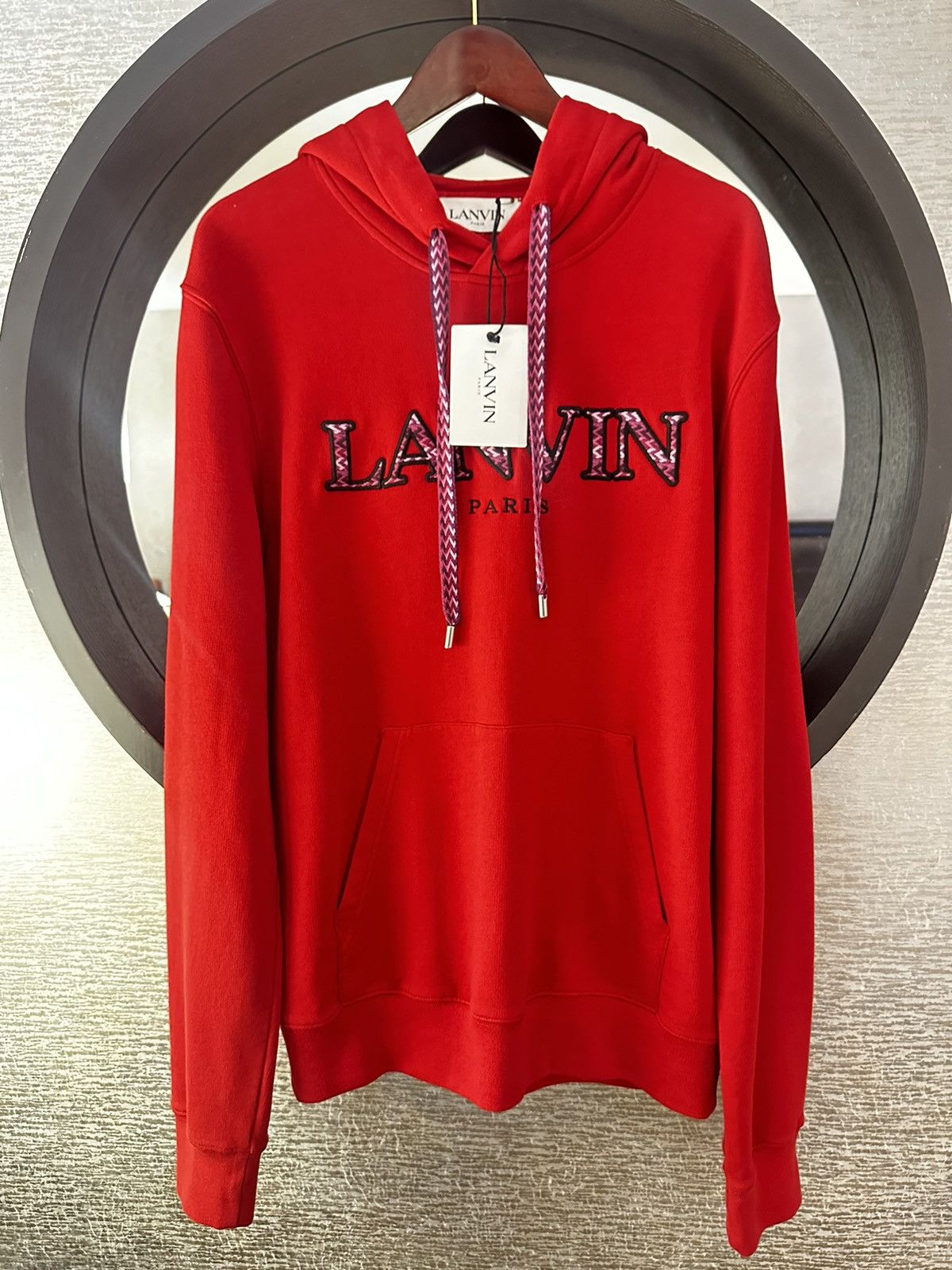 Lanvin Curb Embroidered Hoodie