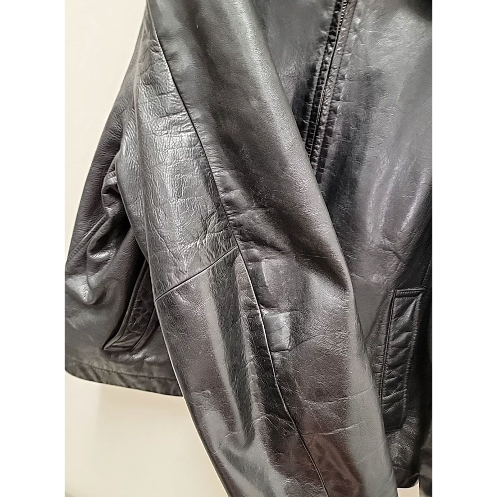 Banana Republic Banana Republic Jacket Size XL Black Genuine Leather Mens Size US XL / EU 56 / 4 - 4 Thumbnail