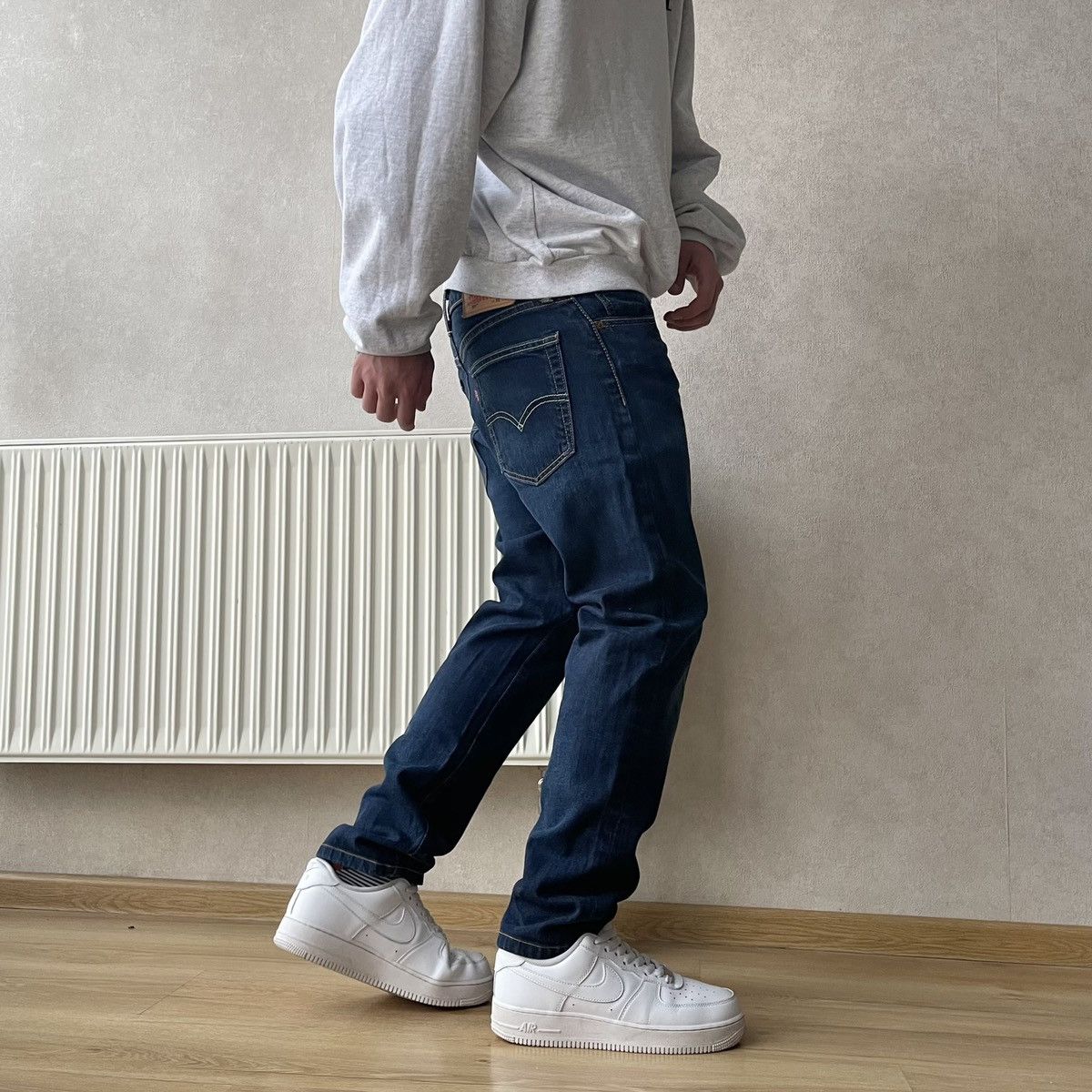 Levi's Levi's 511 Slim Fit Blue Denim Jeans Dark Wash Classic Size US 31 - 4 Thumbnail