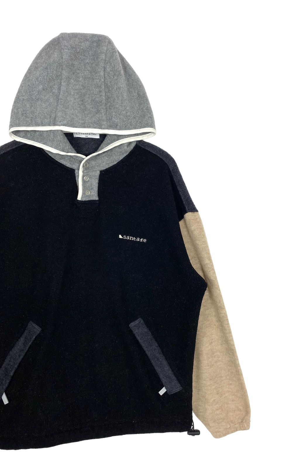 Japanese Brand Rare‼️ Santafe Hoodie Colour Block Made in Japan Size US L / EU 52-54 / 3 - 3 Thumbnail