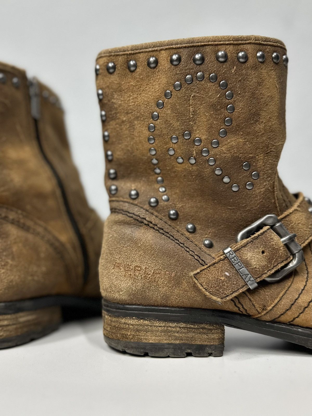 A.S.98 Vintage Leather Boots AS 98 Style Kapital Vibe Rick Owens Size US 7.5 / EU 40-41 - 8 Thumbnail