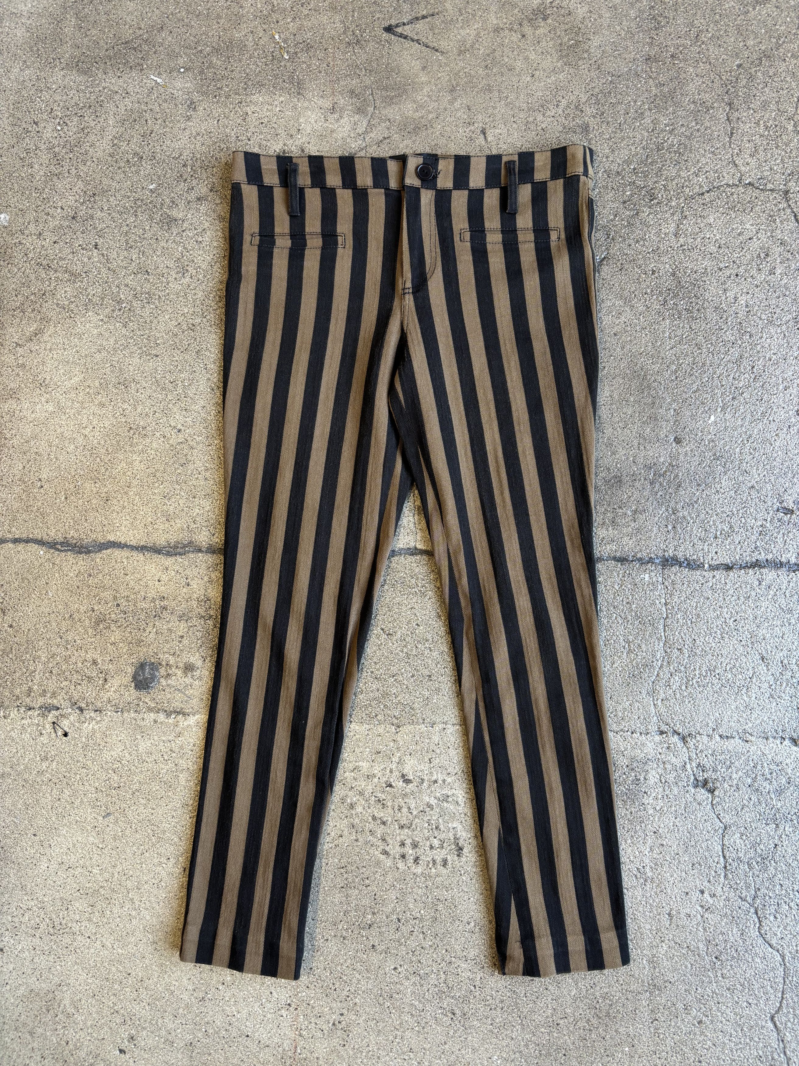 HAIDER ACKERMANN STRIPED PANTS レア Haider ackermann striped - Gem