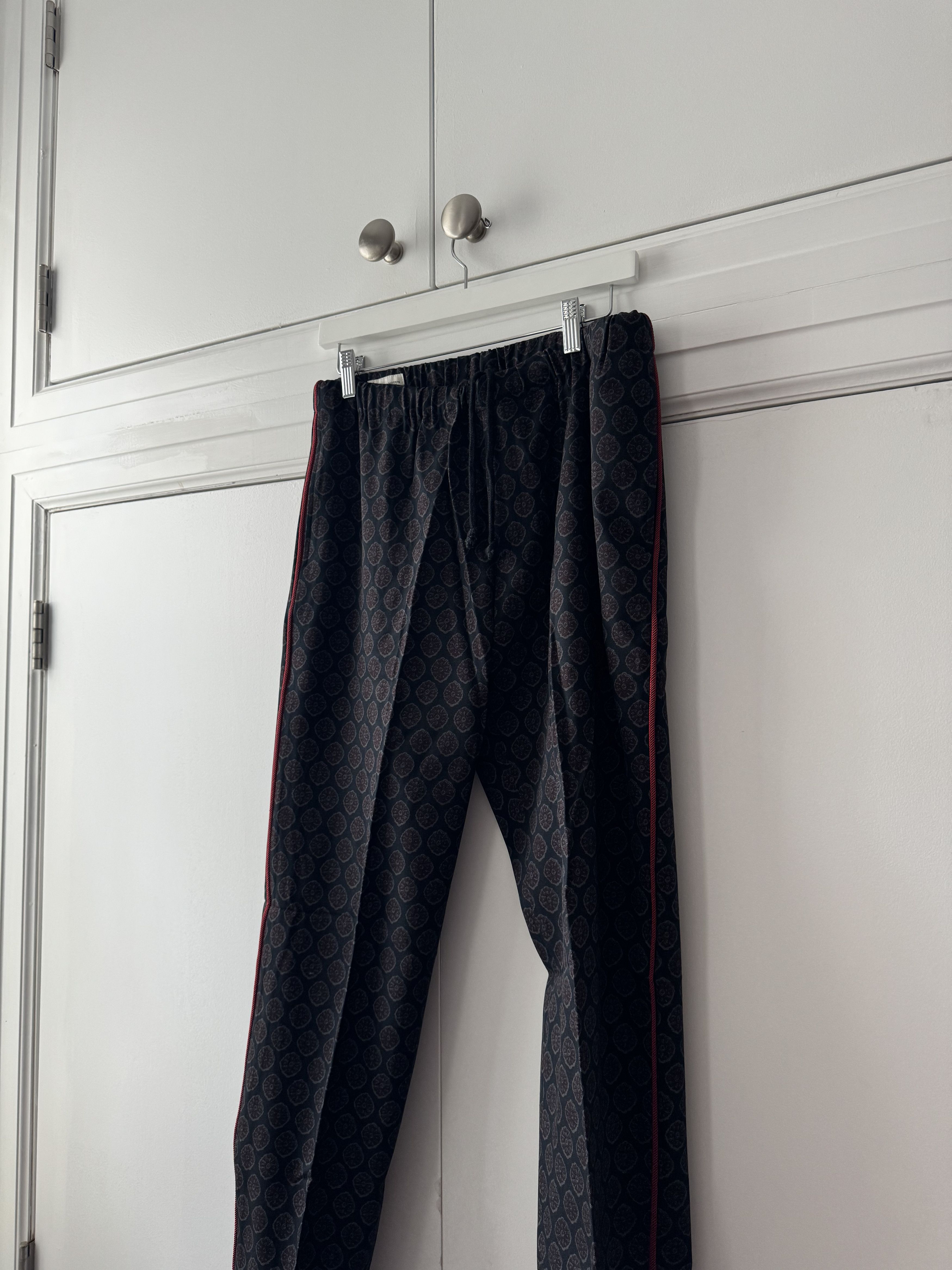 Dries Van Noten Patterned Pants Size US 34 / EU 50 - 2 Thumbnail